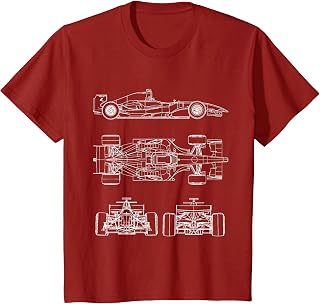Blueprint Racing Car Formula Project Front Back Side View (1)