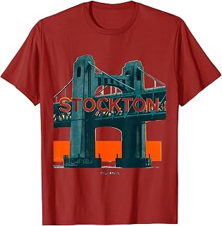 Stockton California Risograph Retro City Pride Unisex T-shirt, Sweatshirt, Hoodie (1)