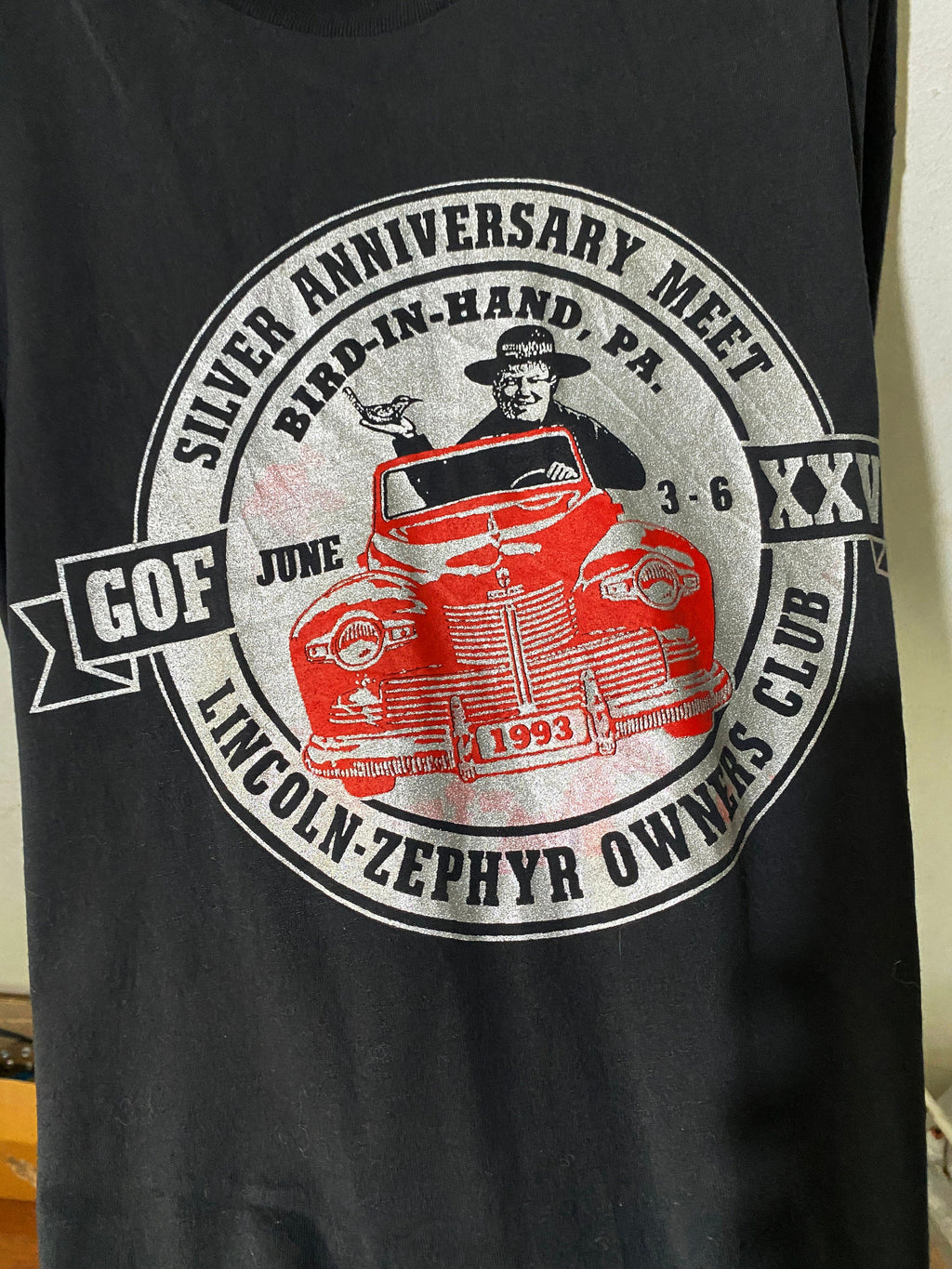 Vintage 90s Lincoln Zephyr Owners Club Size Xxl Unisex T-shirt, Sweatshirt, Hoodie (2)