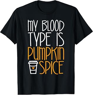 Blood Type Pumpkin Spice Unisex T-shirt, Sweatshirt, Hoodie (1)