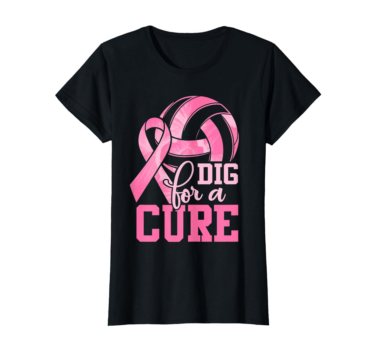 Dig Cure Volleyball Pink Breast Cancer Awareness Unisex T-shirt, Sweatshirt, Hoodie (1)