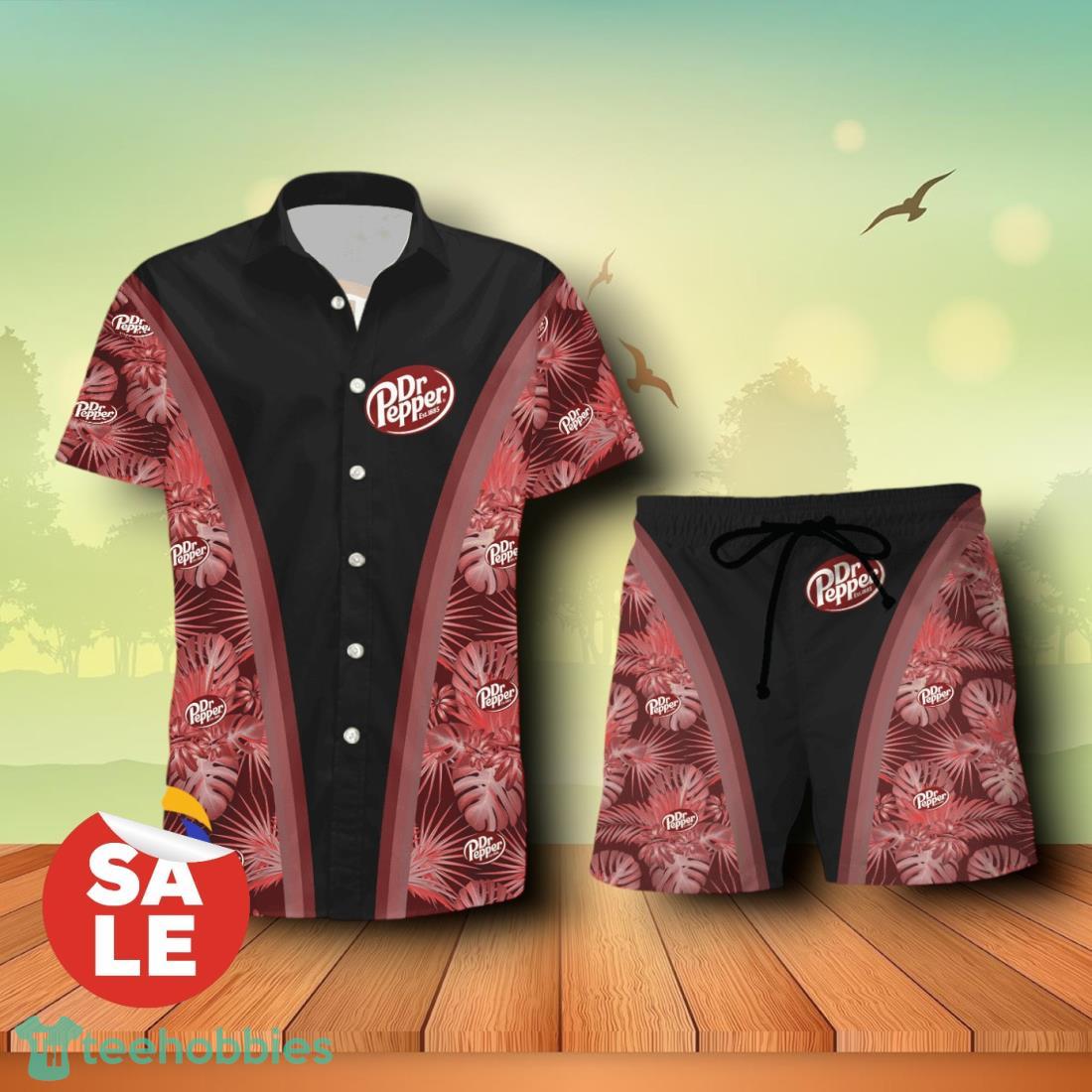 Dr Pepper Combo Hawaiian Shirt & Shorts For Men Women