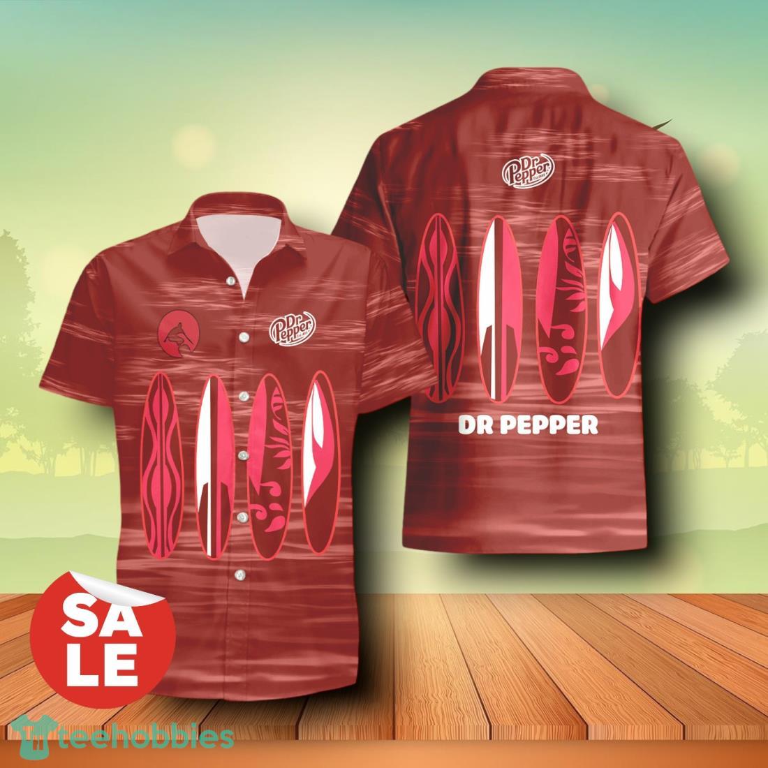 Dr Pepper Surfboard Combo Hawaiian Shirt & Shorts For Men Women