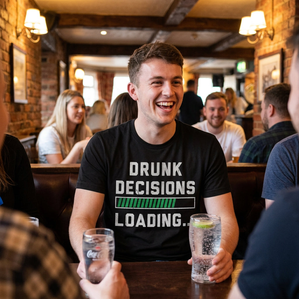 Drunk Decisions Loading Men's T Shirt