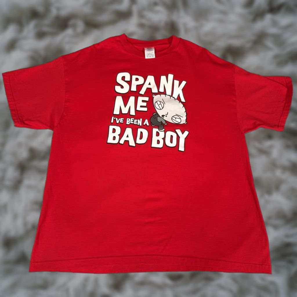 Vintage Slim Family Guy T Shirt Mens Xl Red Graphic Print 2000s Stewie Cartoon 90s 2000s Men Hoodie, Sweatshirt