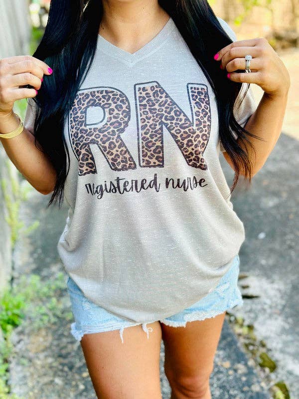 Registered Nurse Leopard Marble Tee Hoodie, Sweatshirt | PodTeesHub.com