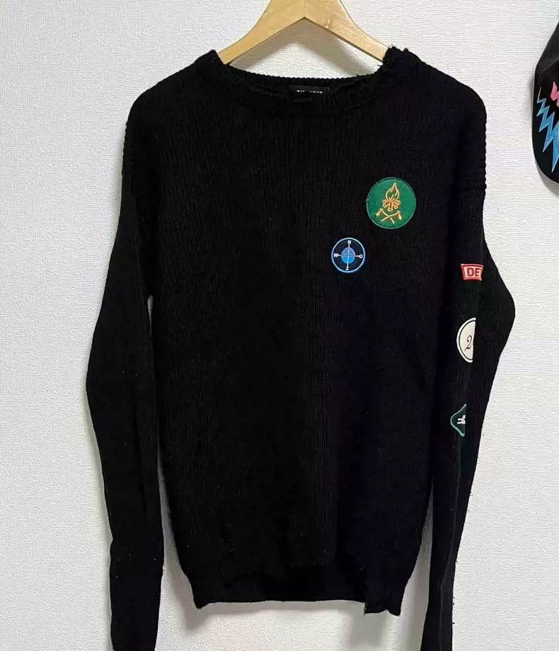 Simons Raf Simons Raf Simons Destroy Patch Sweater 2507 T-Shirts, Hoodie, Sweatshirt | PodTeesHub.com