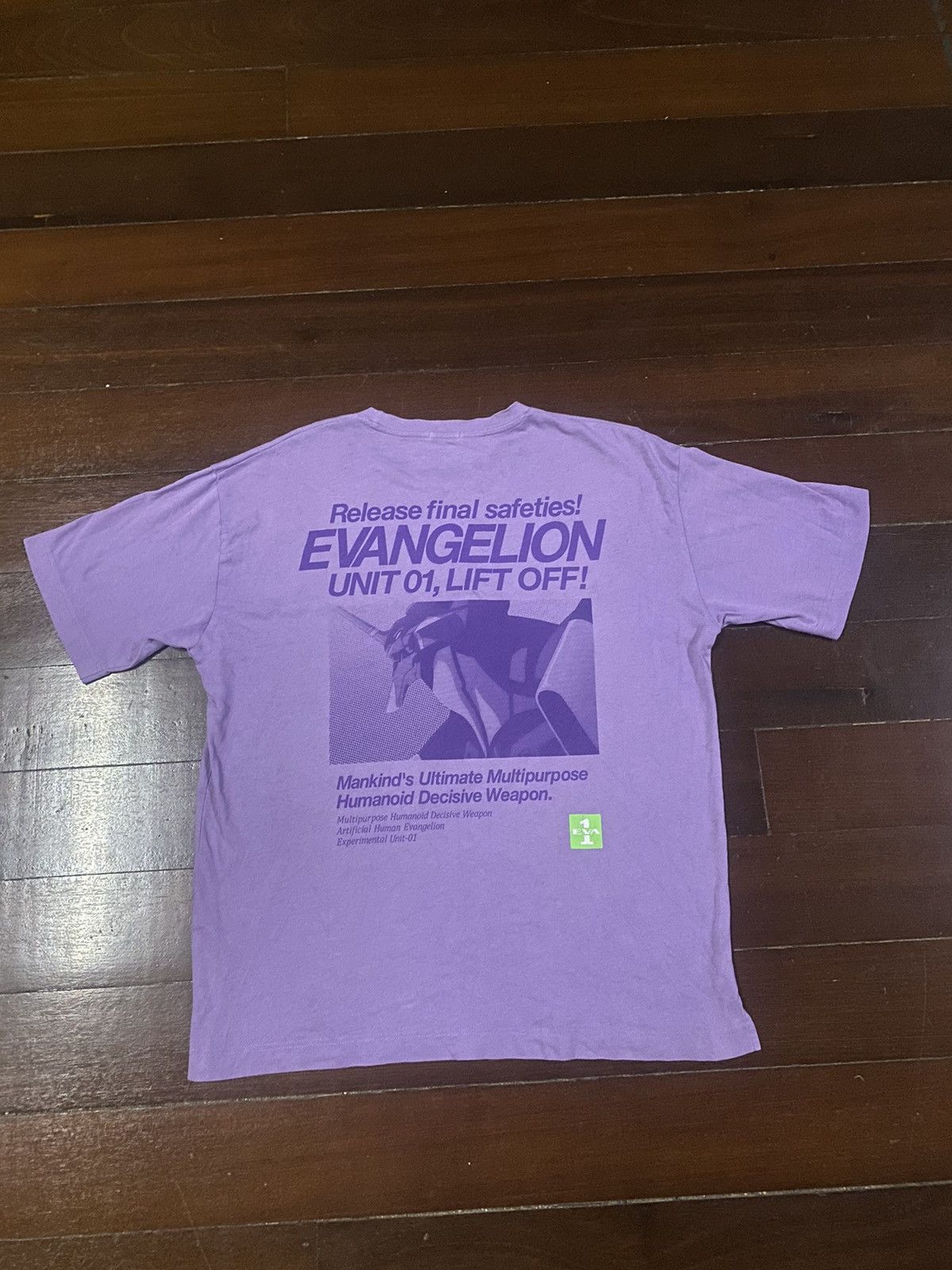 Japanese Brand X Vintage Rare Neon Genesis Evangelion Test Type 1 Eva 01 Anime Tee Hoodie, Sweatshirt | PodTeesHub.com