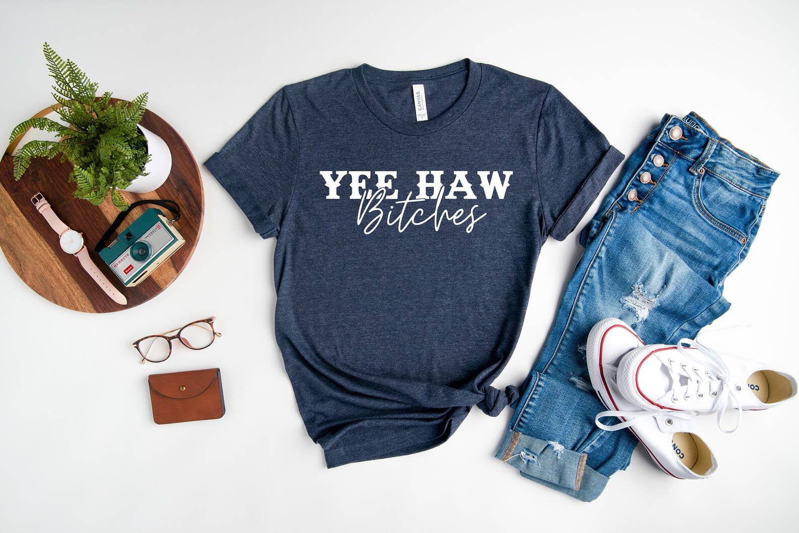 Yee Haw Bitches T-Shirt Hoodie, Sweatshirt | PodTeesHub.com