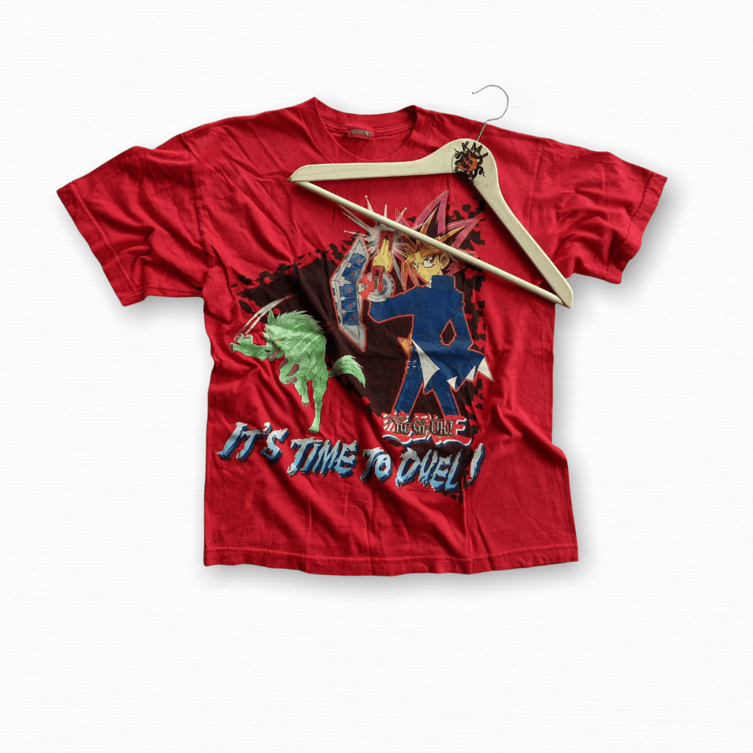 Vintage 90s Anime Yu Gi Oh Its Time To Duel T-Shirts, Hoodie, Sweatshirt | PodTeesHub.com