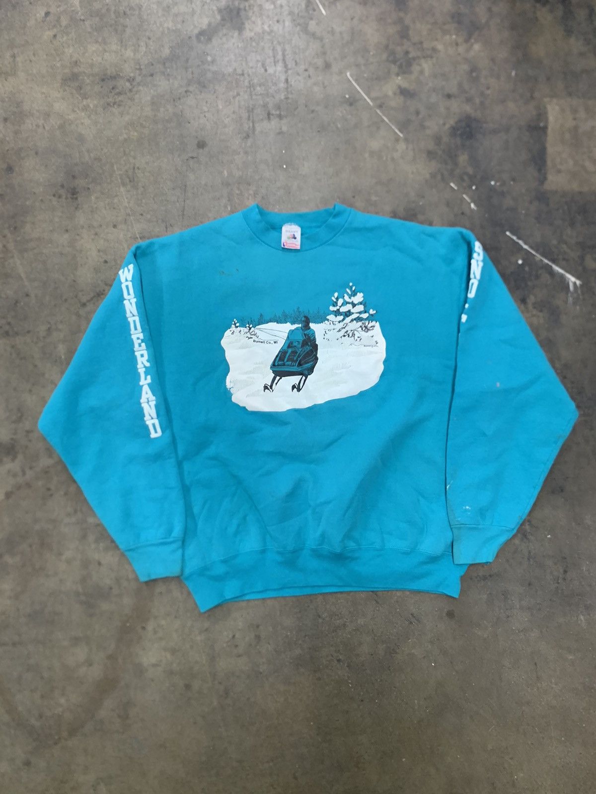 Vintage Crewneck Snow Mobile Wonderland Crewneck T-Shirts, Hoodie, Sweatshirt | PodTeesHub.com