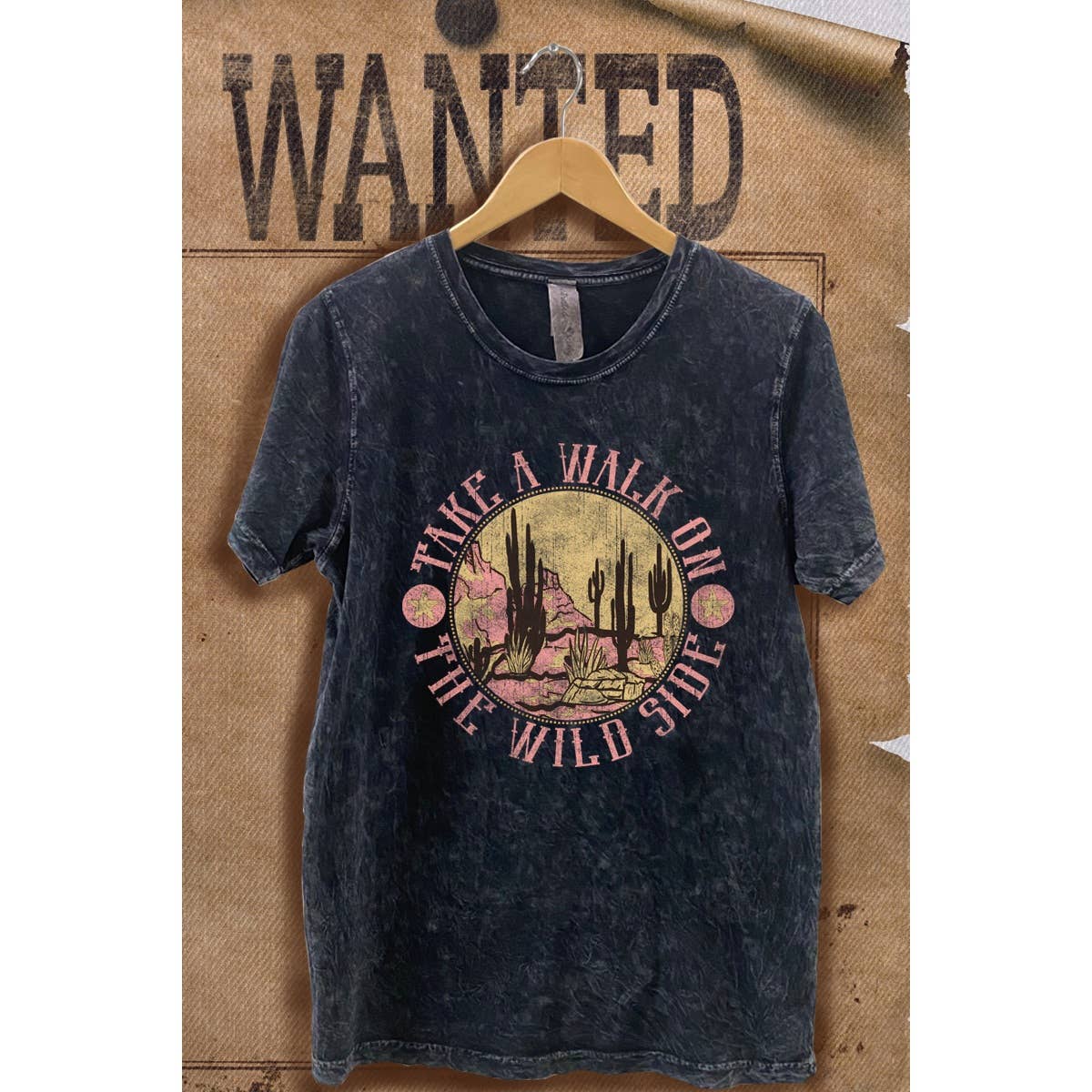 Take A Walk On the Wild Side Wash Vintage Graphic  Tee Hoodie, Sweatshirt | PodTeesHub.com