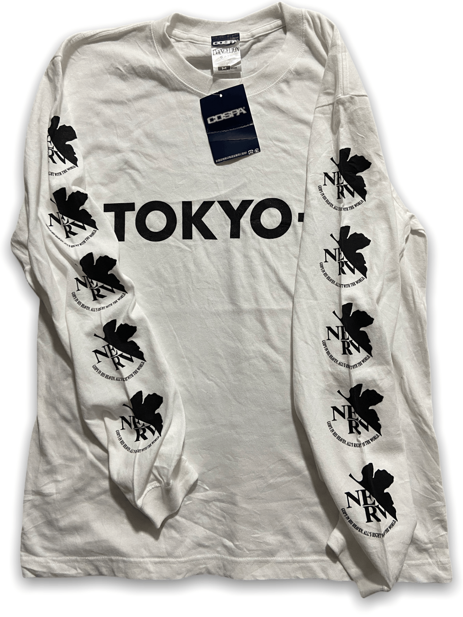 Japanese Brand Cospa Eva Evangelion Anime Tokyo Iii Nerv Tee Hoodie, Sweatshirt | PodTeesHub.com