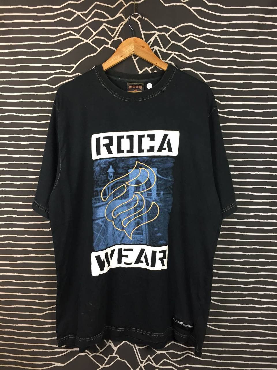Vtg Y2k Rocawear Jay Z Big Logo Baggy Hip Hop Style Tee Hoodie, Sweatshirt | PodTeesHub.com