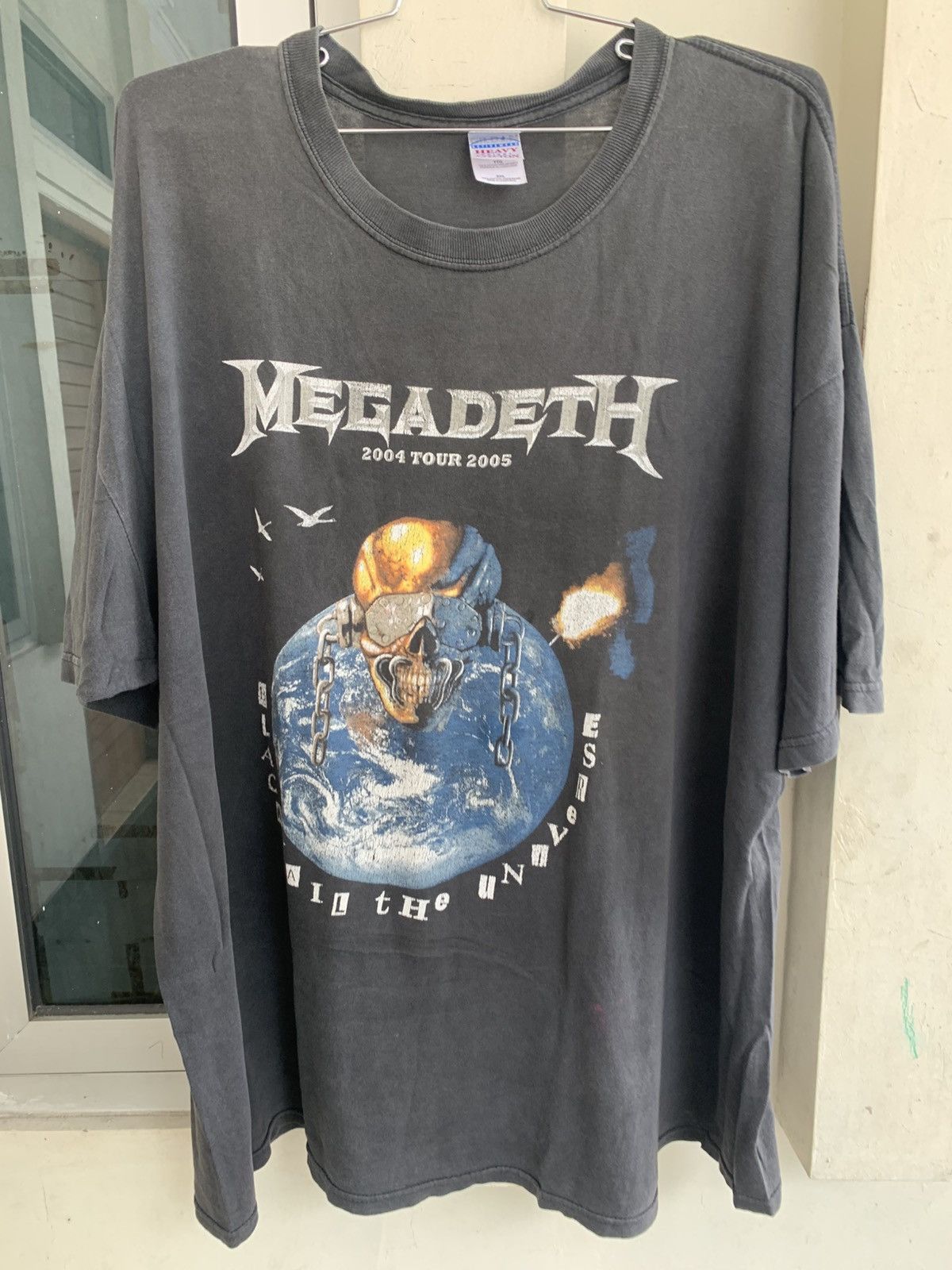 Vintage Megadeth Blackmail The Universe Tour 2005 T-Shirts, Hoodie, Sweatshirt | PodTeesHub.com