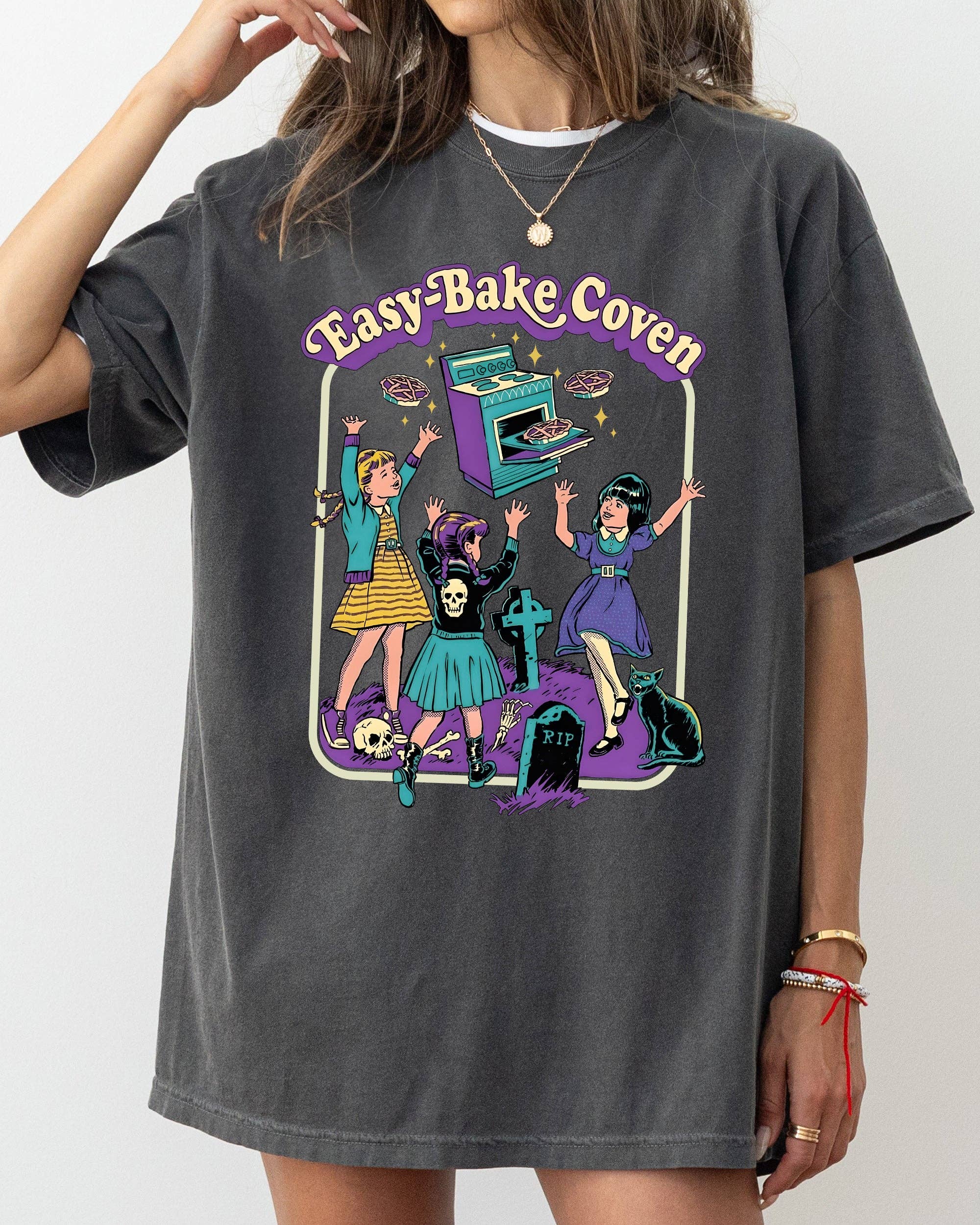 Easy-Bake Coven, Retro, Ghost, Halloween T-Shirt Hoodie, Sweatshirt | PodTeesHub.com