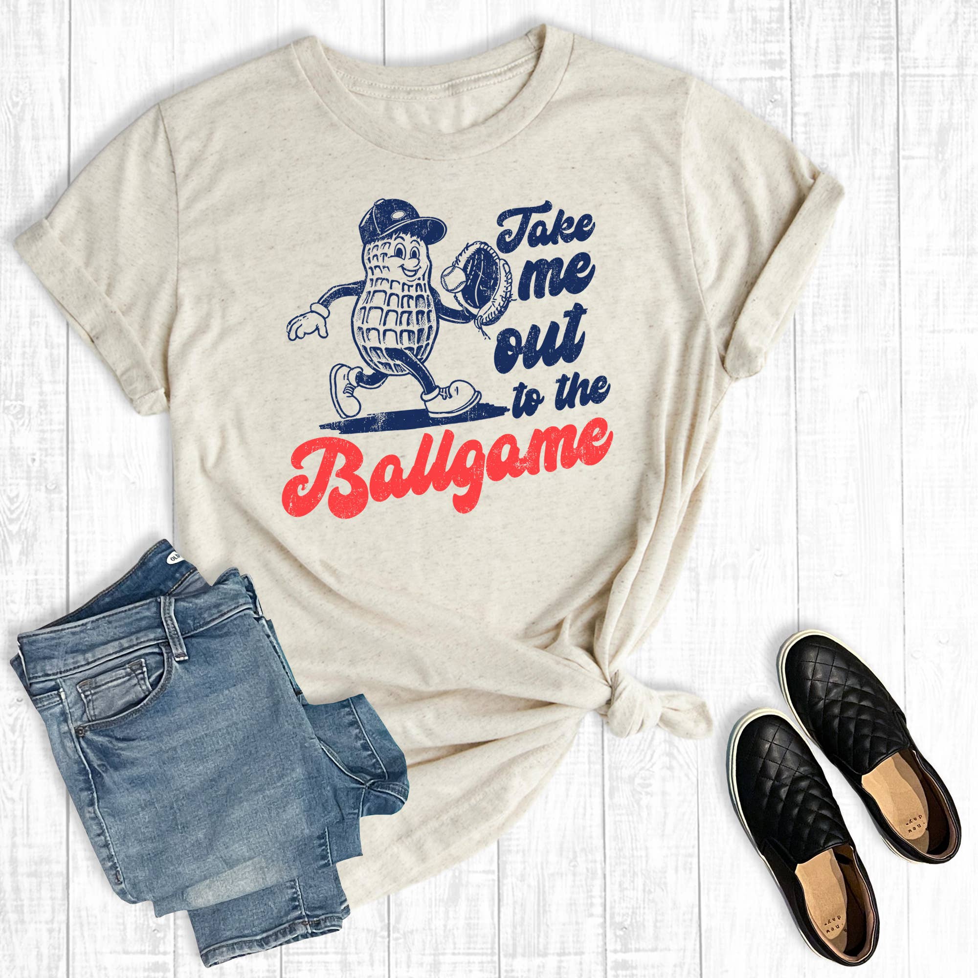 Baseball Take Me Out To the Ballgame Graphic Tee Hoodie, Sweatshirt | PodTeesHub.com