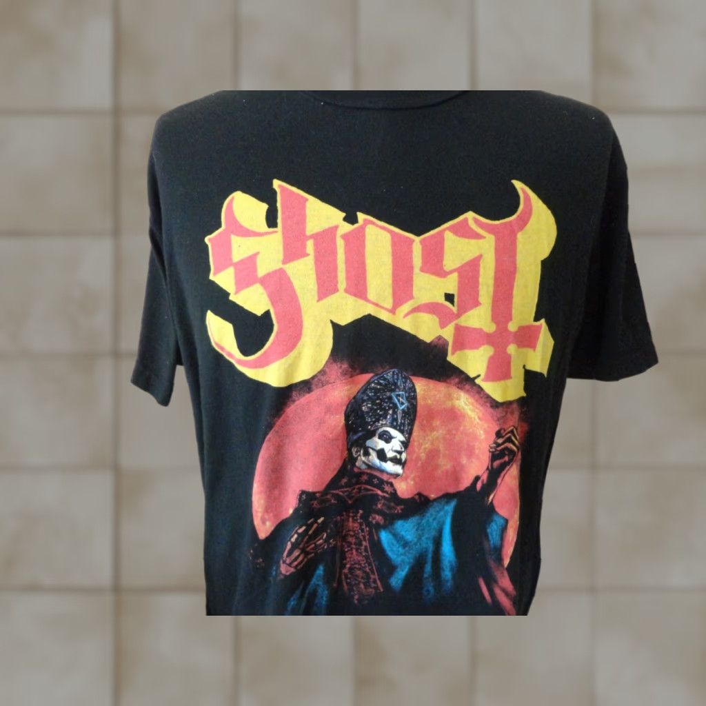 Vintage Ghost T Shirt Band Tee Unisex Adults Xl Black Shirt Short Sleeve Size Xl Hoodie, Sweatshirt | PodTeesHub.com