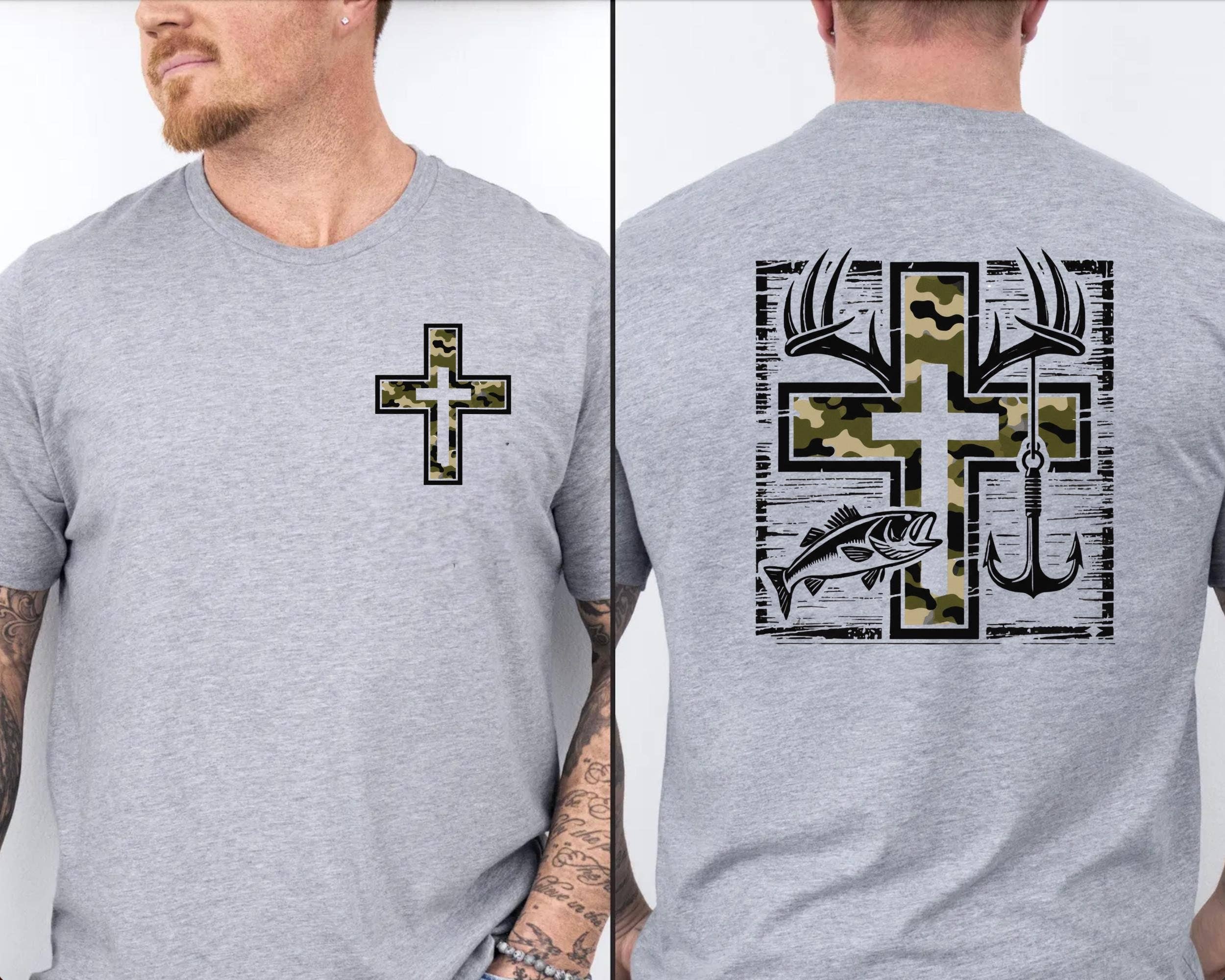 Christian Hunting Dad Gift, Deer Hunter Tee, Camouflage Hoodie, Sweatshirt | PodTeesHub.com