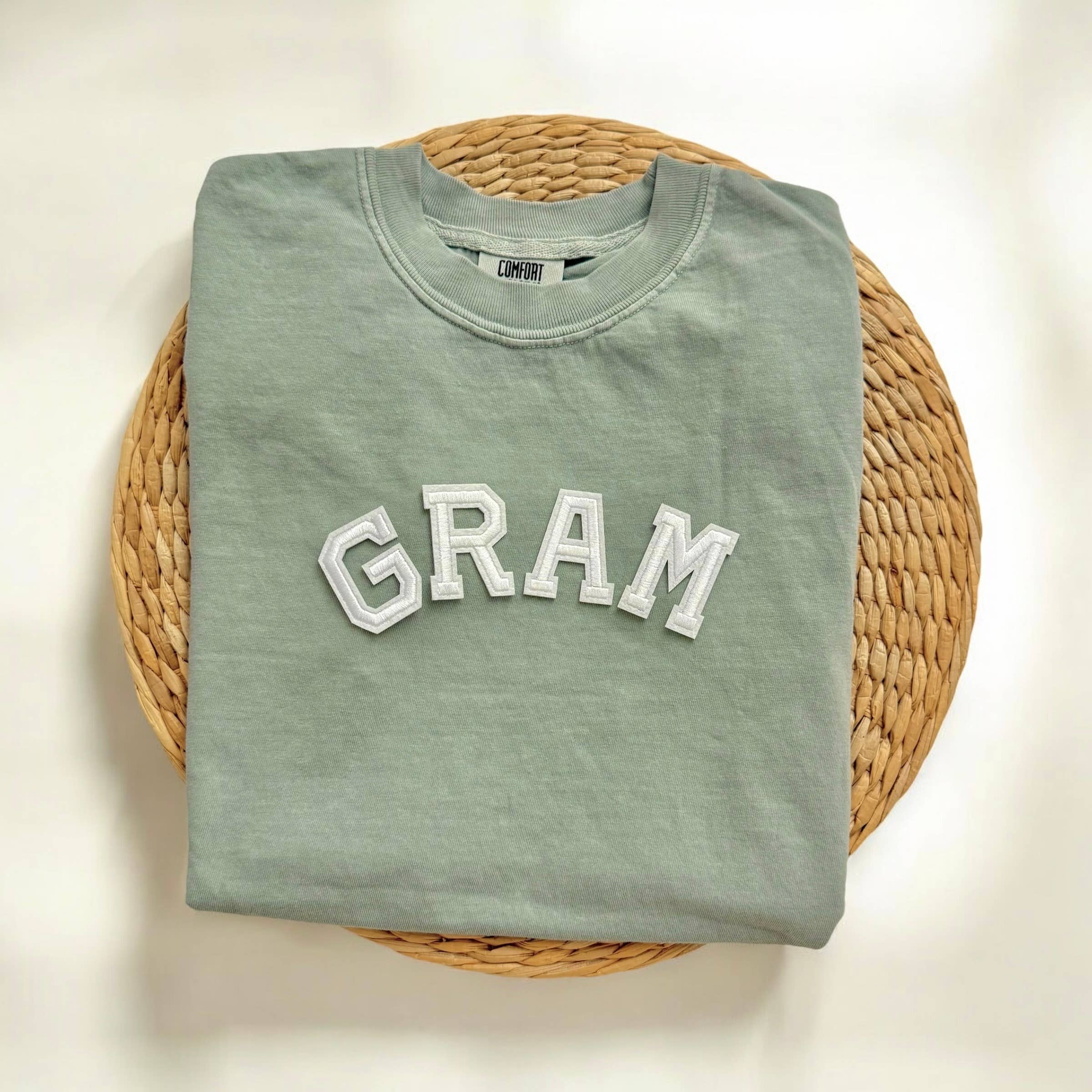 Comfort Colors Gram Shirt, Grandma Gifts Hoodie, Sweatshirt | PodTeesHub.com
