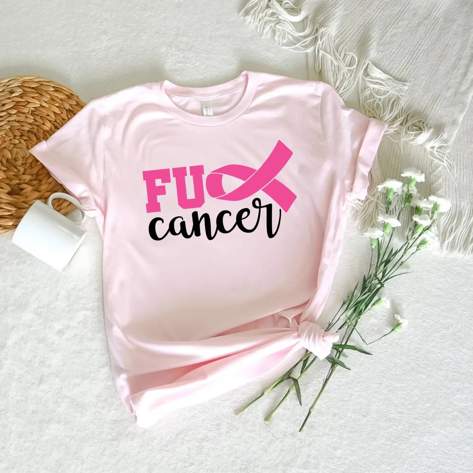 Fuck Cancer T-Shirt, Fighter Shirt, Cancer Warrior Tee Hoodie, Sweatshirt | PodTeesHub.com