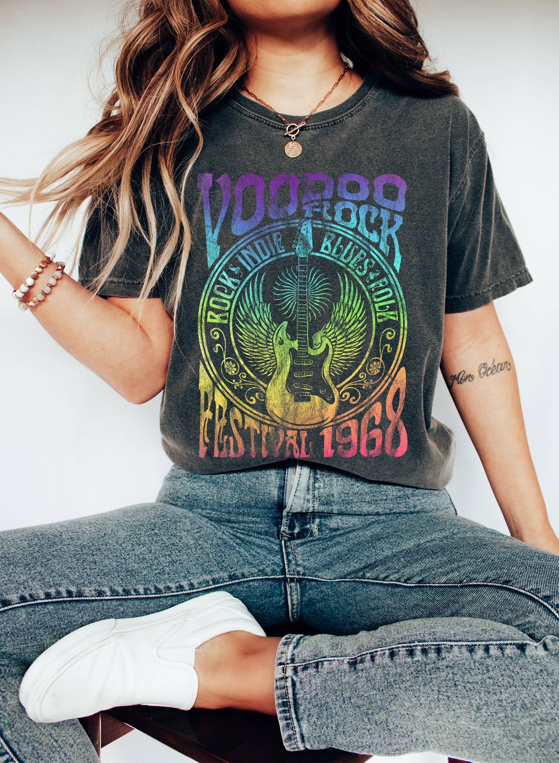 Voodoo Rock Festival Vintage Retro Music T-Shirt Hoodie, Sweatshirt | PodTeesHub.com