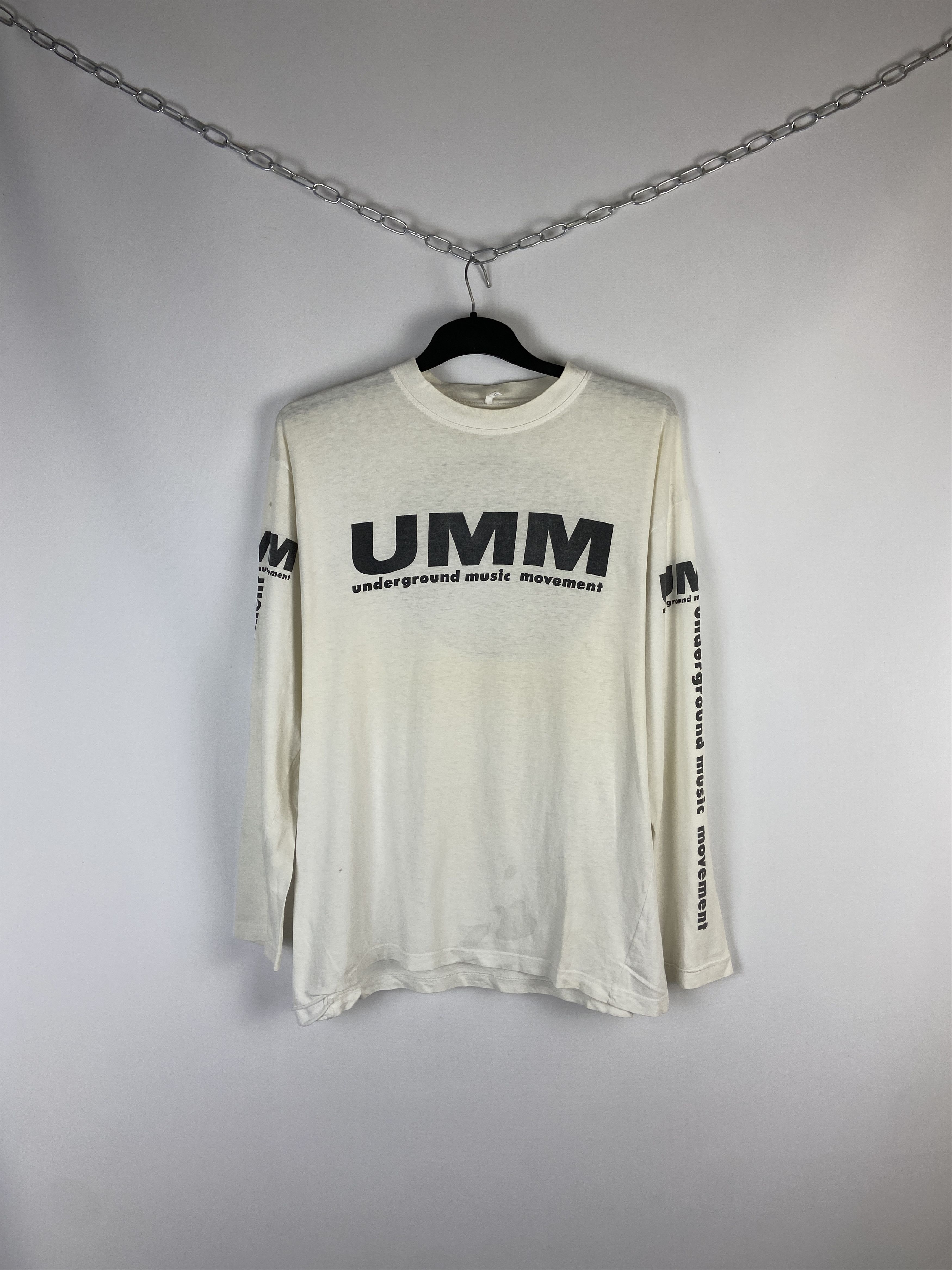 Rap Tees Vintage Umm Underground Music Movement Promo Tee Shirt Dj Hoodie, Sweatshirt | PodTeesHub.com