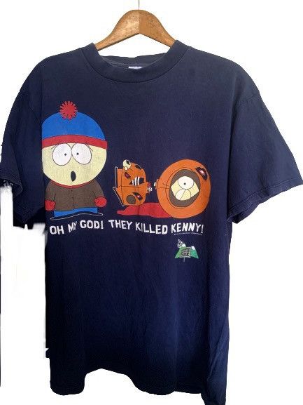 Vintage 1997 South Park They Killed Kenny T Shirt Hoodie, Sweatshirt | PodTeesHub.com
