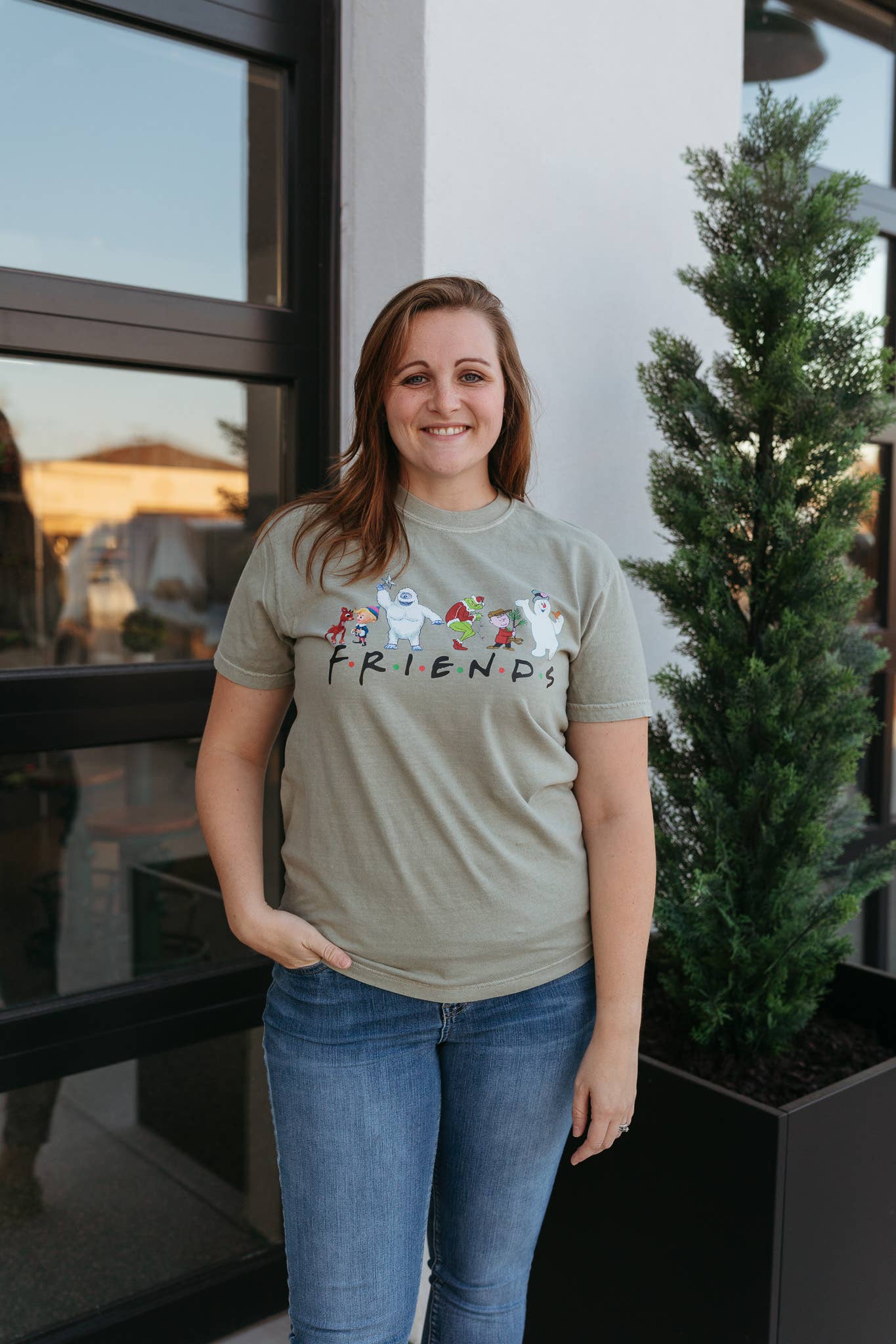 Friends Rudolph - Christmas Graphic Tee - Christmas Hoodie, Sweatshirt | PodTeesHub.com