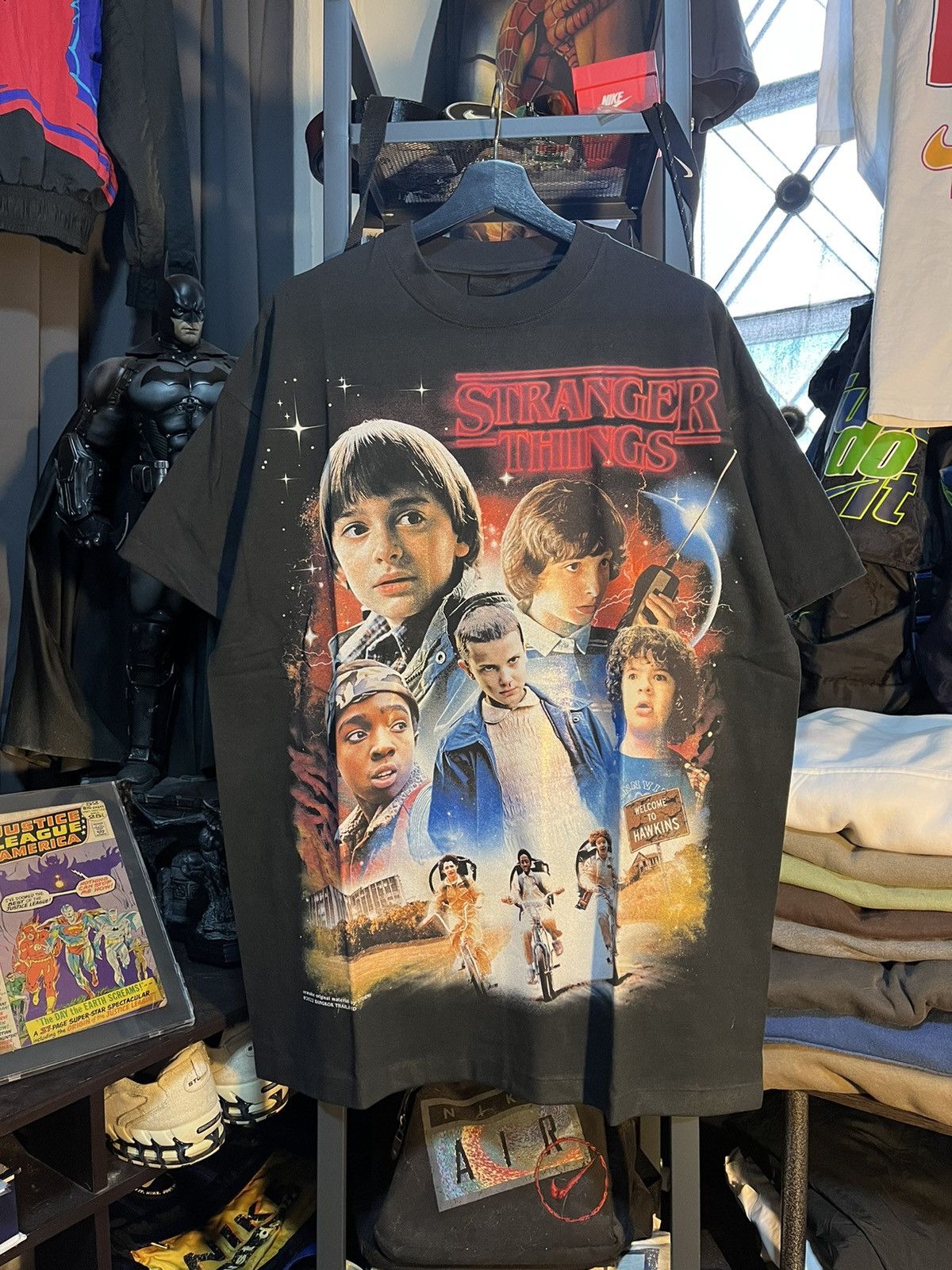 Vintage Stranger Thing Big Print Bootleg Tee Hoodie, Sweatshirt | PodTeesHub.com