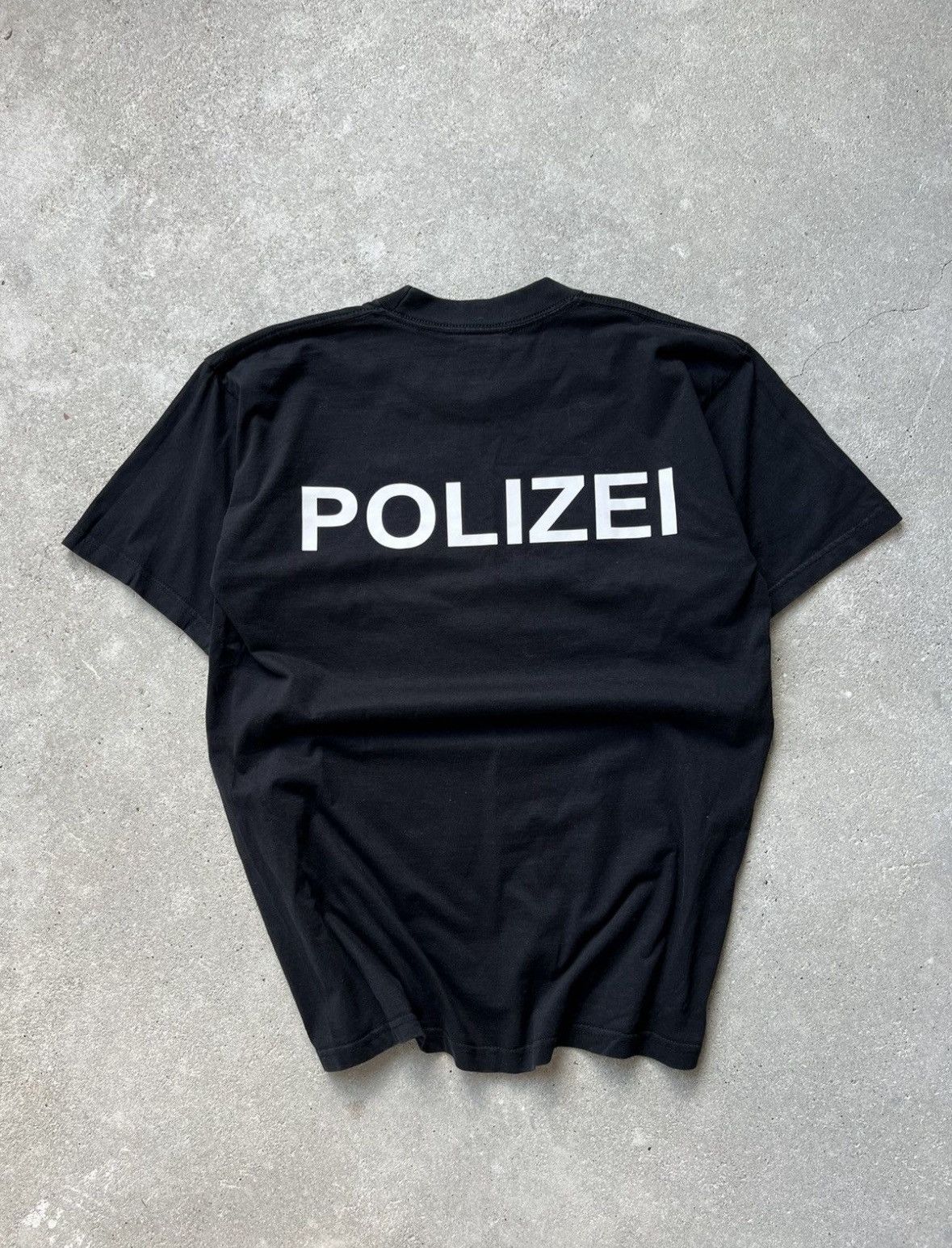 Vintage Polizei T Shirt Vetements Style Hoodie, Sweatshirt | PodTeesHub.com