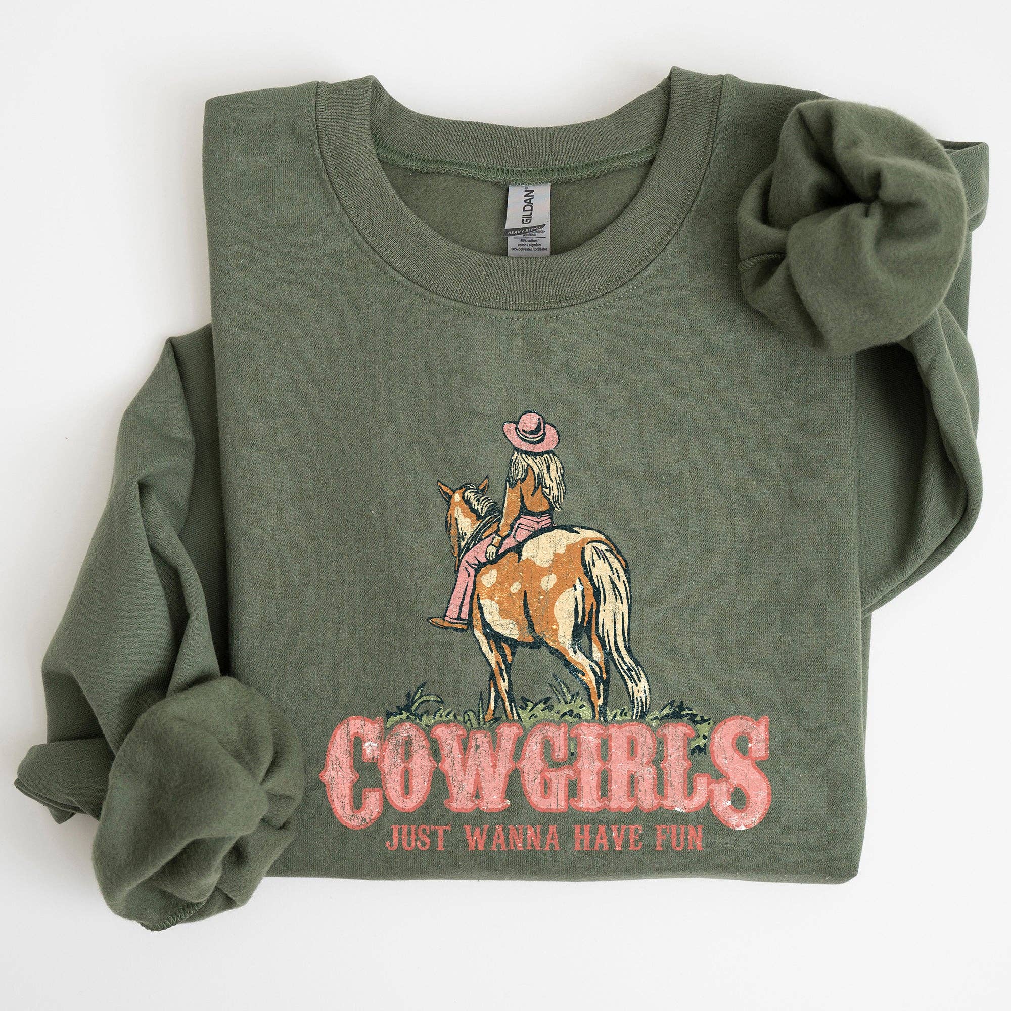 Cowgirl Just Want To Have Fun, Horse, Western, Sweatshirt T-Shirts, Hoodie | PodTeesHub.com