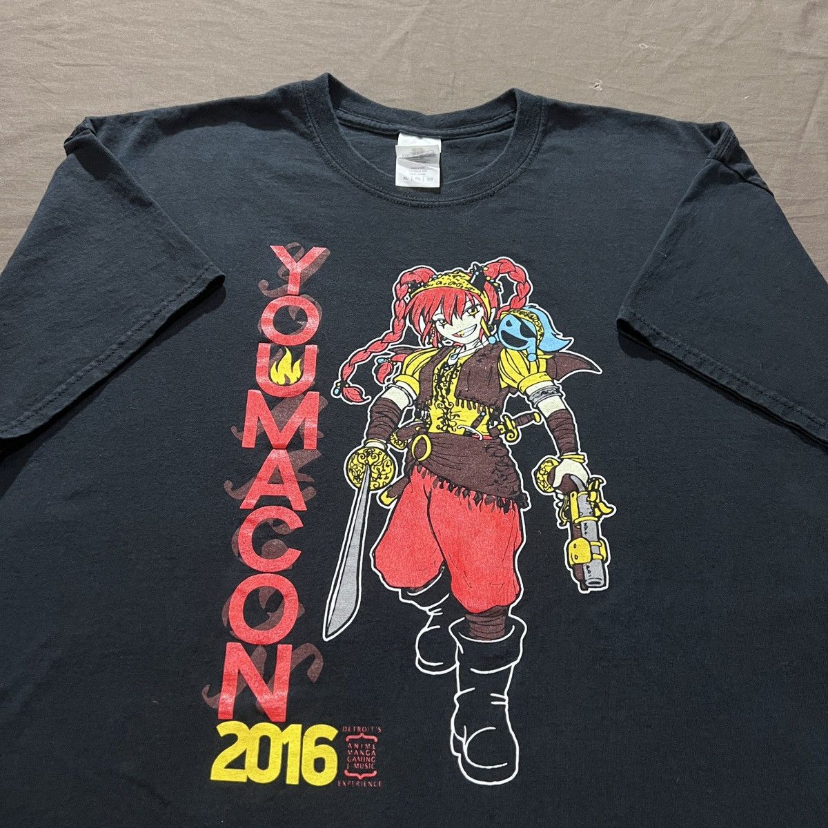 The Game Youmacon Cosplay Anime Manga Video Game Promo Tee Xl Hoodie, Sweatshirt | PodTeesHub.com