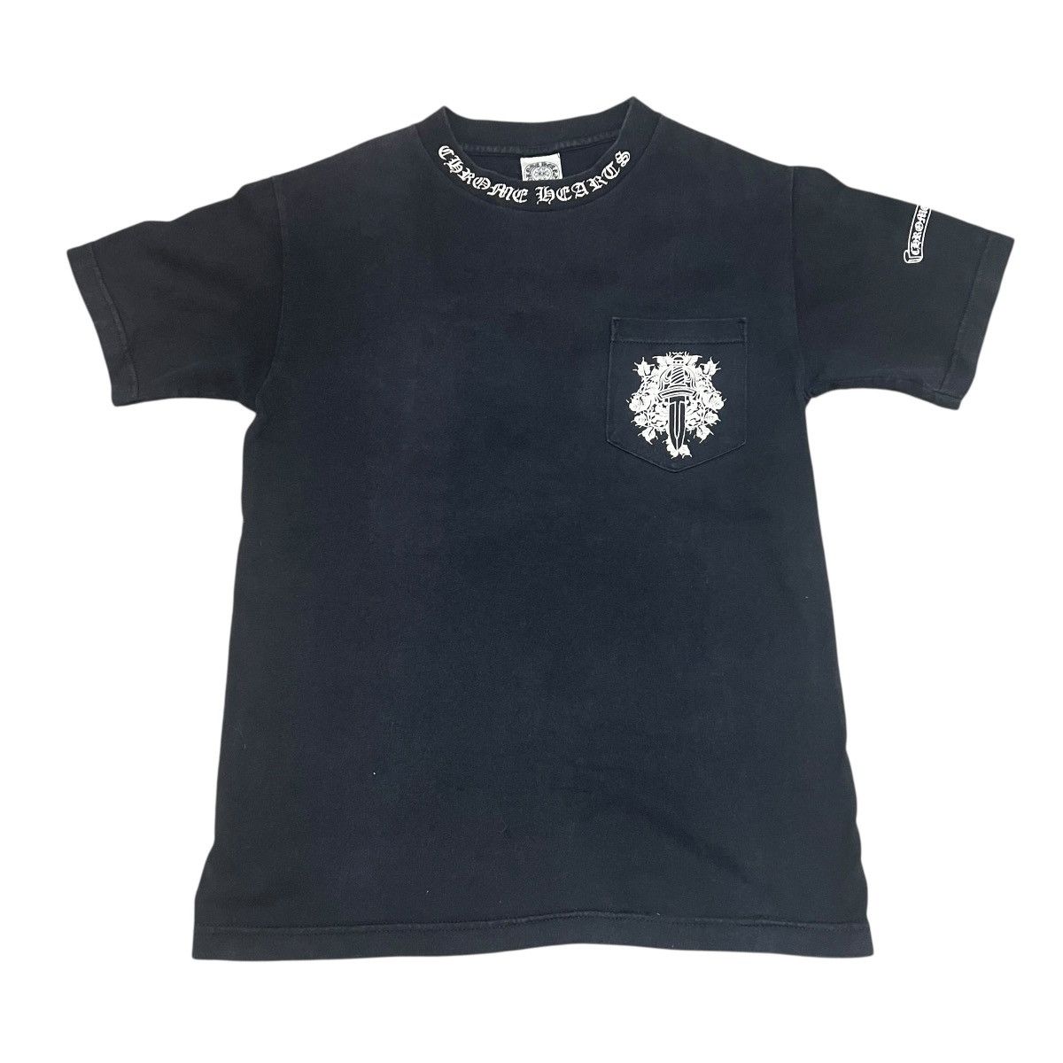Hearts Chrome Hearts Vintage 90s Scroll Logo Cross Graphic T Shirt Hoodie, Sweatshirt | PodTeesHub.com