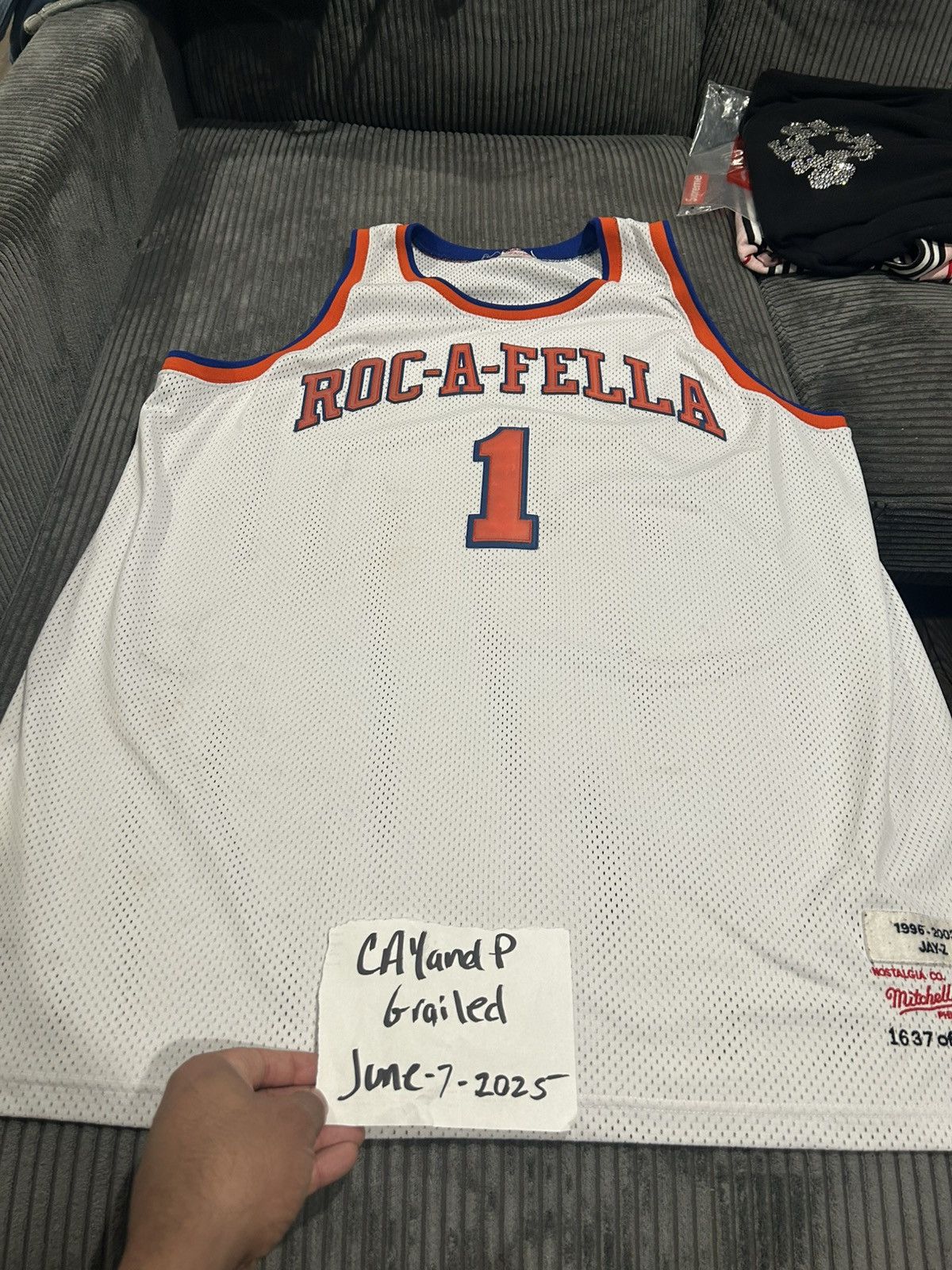 Mitchell Ness Vintage Jay Z S Carter Roc A Fella 1996 2003 Mitchell Ness T-Shirts, Hoodie, Sweatshirt | PodTeesHub.com