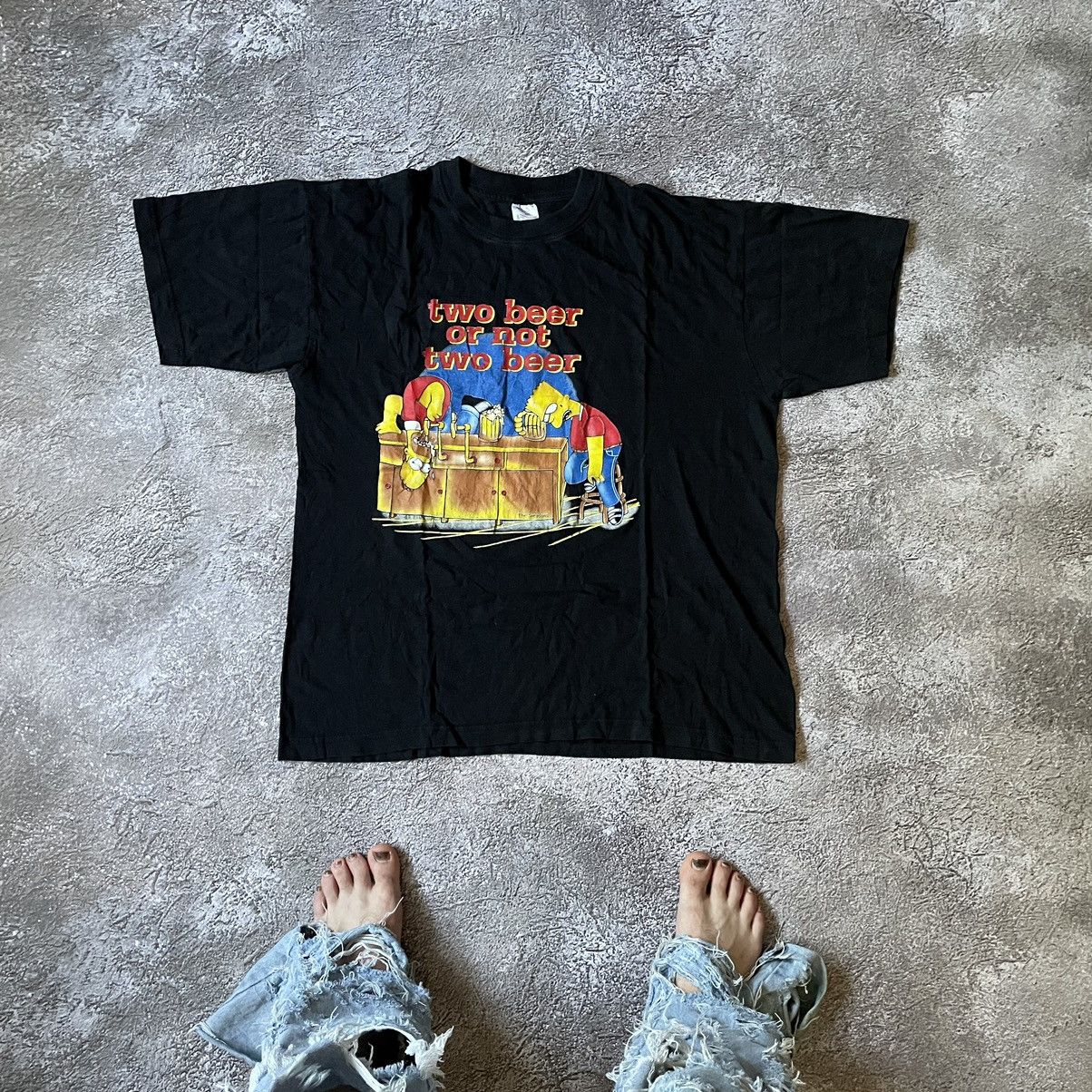 Vintage Y2k Adult Two Beer The Simpson Cartoon Tee Hoodie, Sweatshirt | PodTeesHub.com