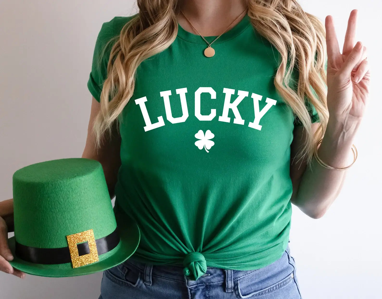 Lucky Shamrock T-Shirt Hoodie, Sweatshirt | PodTeesHub.com