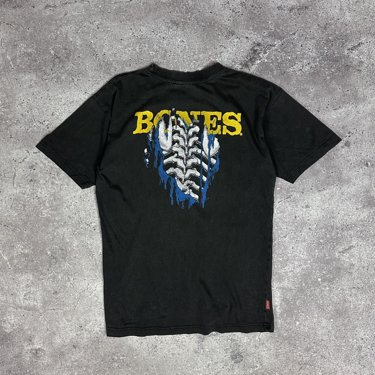 Powell Peralta X Vintage Vintage 90s Powell Peralta Bones Distressed Tee Washed Y2k Hoodie, Sweatshirt | PodTeesHub.com