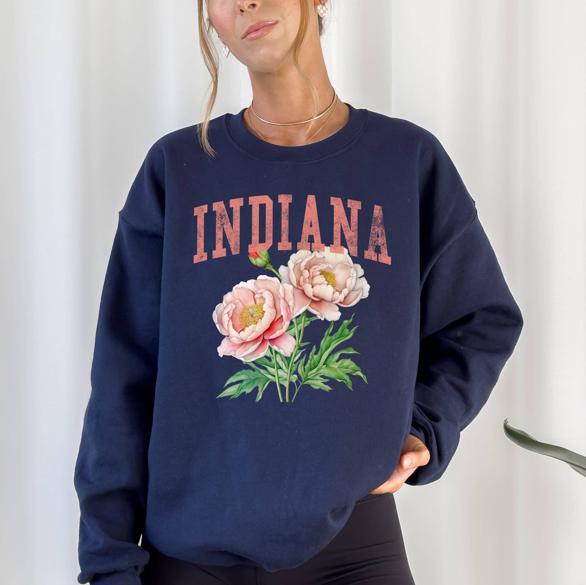 Indiana State Flower Sweatshirt T-Shirts, Hoodie | PodTeesHub.com