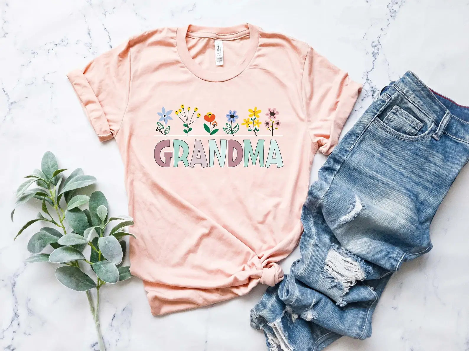 Floral Grandma T-Shirt Hoodie, Sweatshirt | PodTeesHub.com