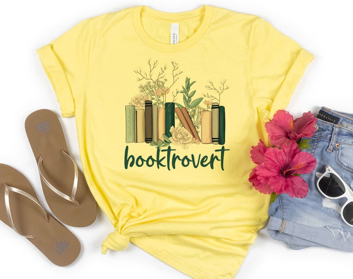 Booktrovert - Cute Reading Book T-Shirt Hoodie, Sweatshirt | PodTeesHub.com