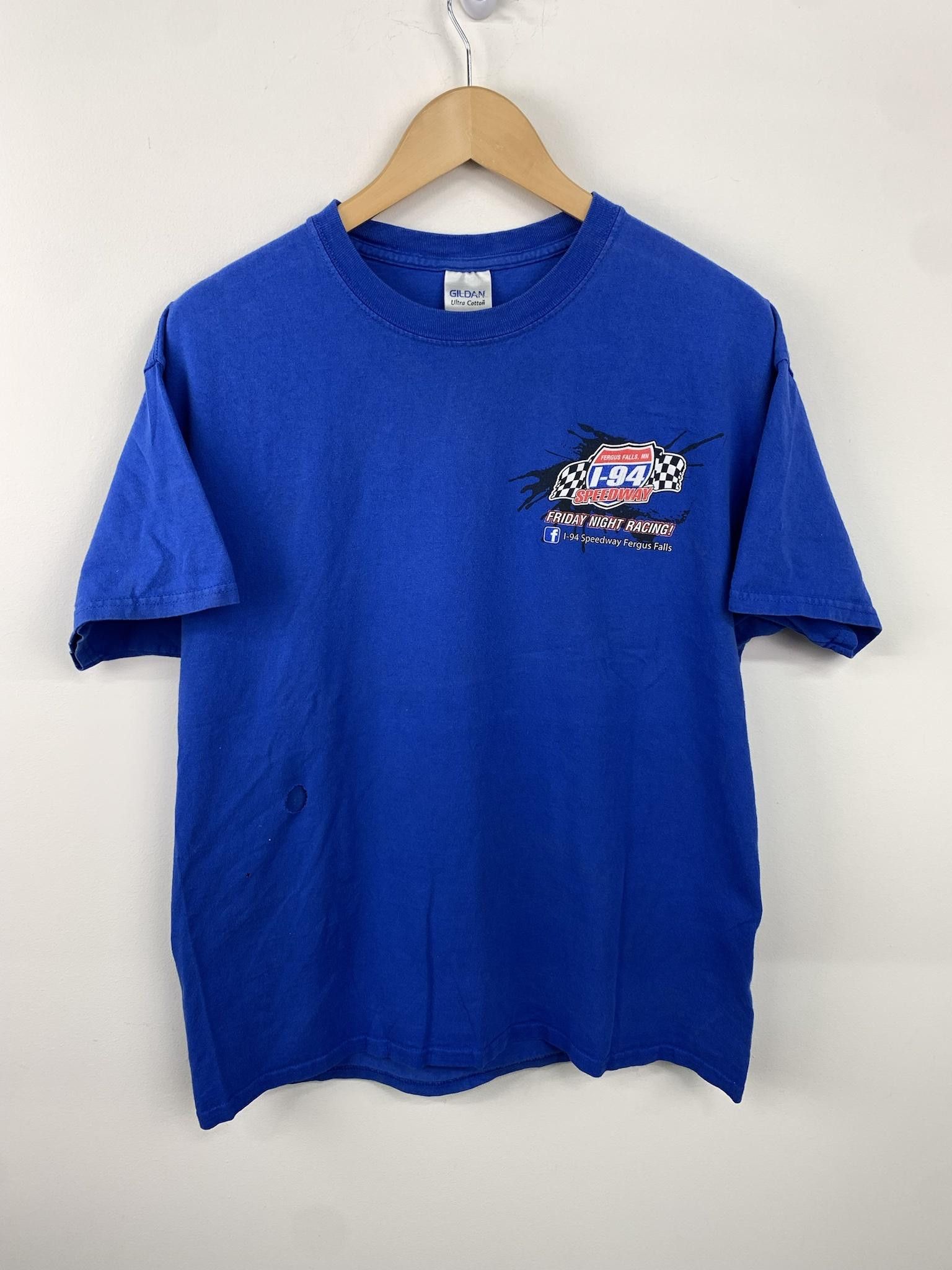 Vintage Gildan Fergus Falls I 94 Speedway Tee Hoodie, Sweatshirt | PodTeesHub.com