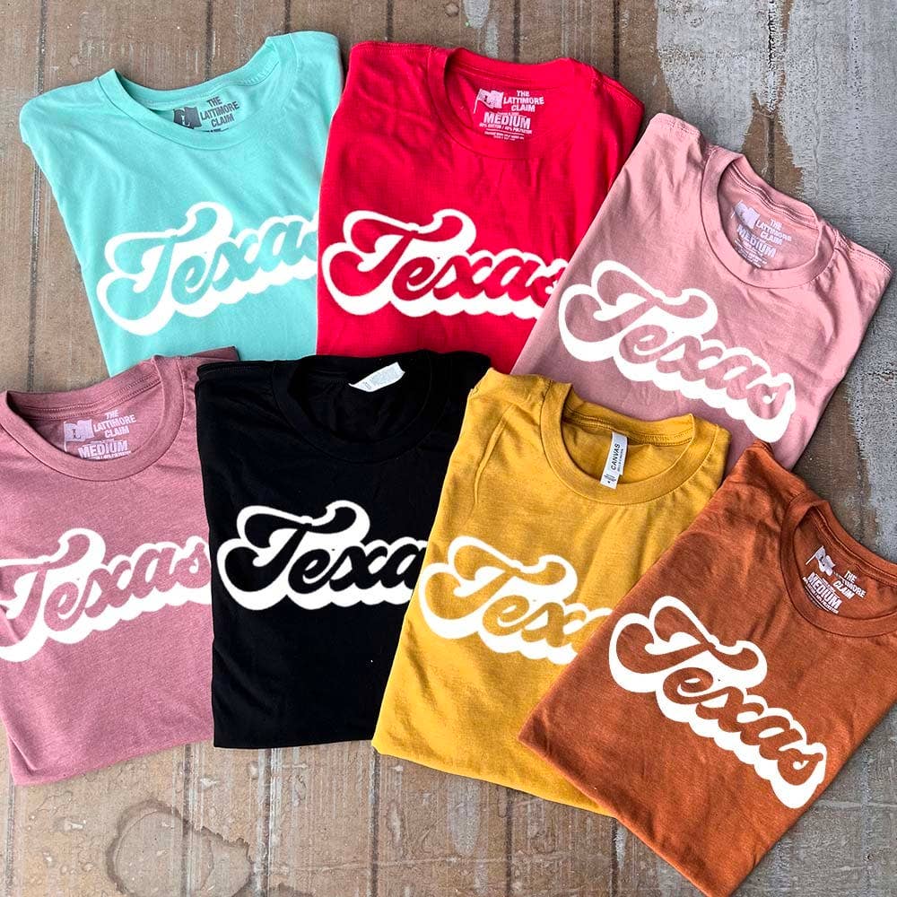 Texas Tee  - 7 Color Choices Hoodie, Sweatshirt | PodTeesHub.com