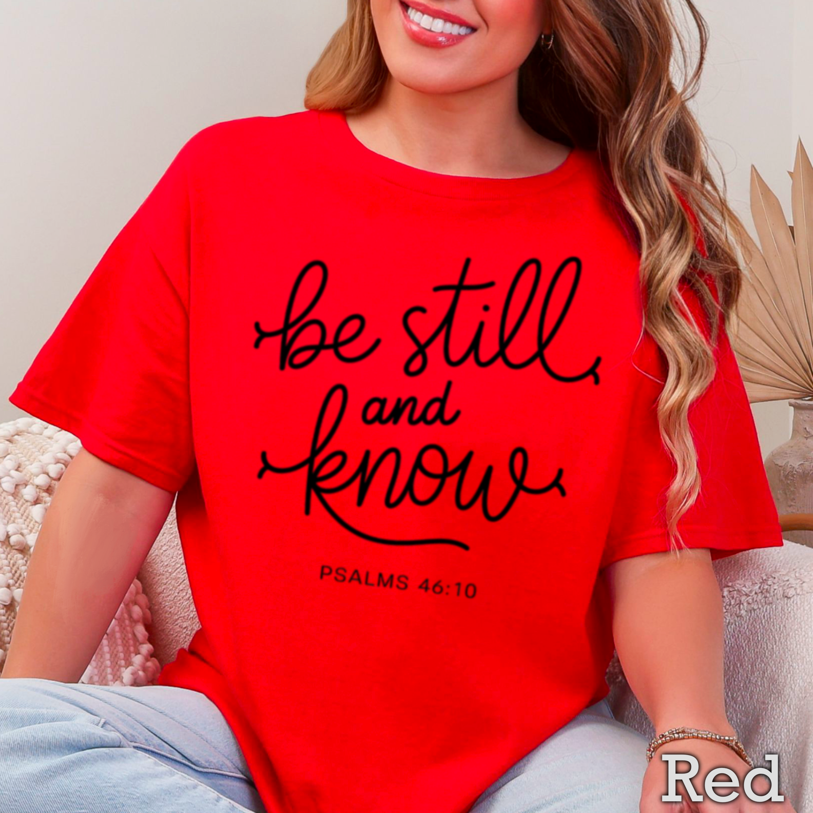 Be Still and Know Christian Graphic Tee | Gildan Hoodie, Sweatshirt | PodTeesHub.com