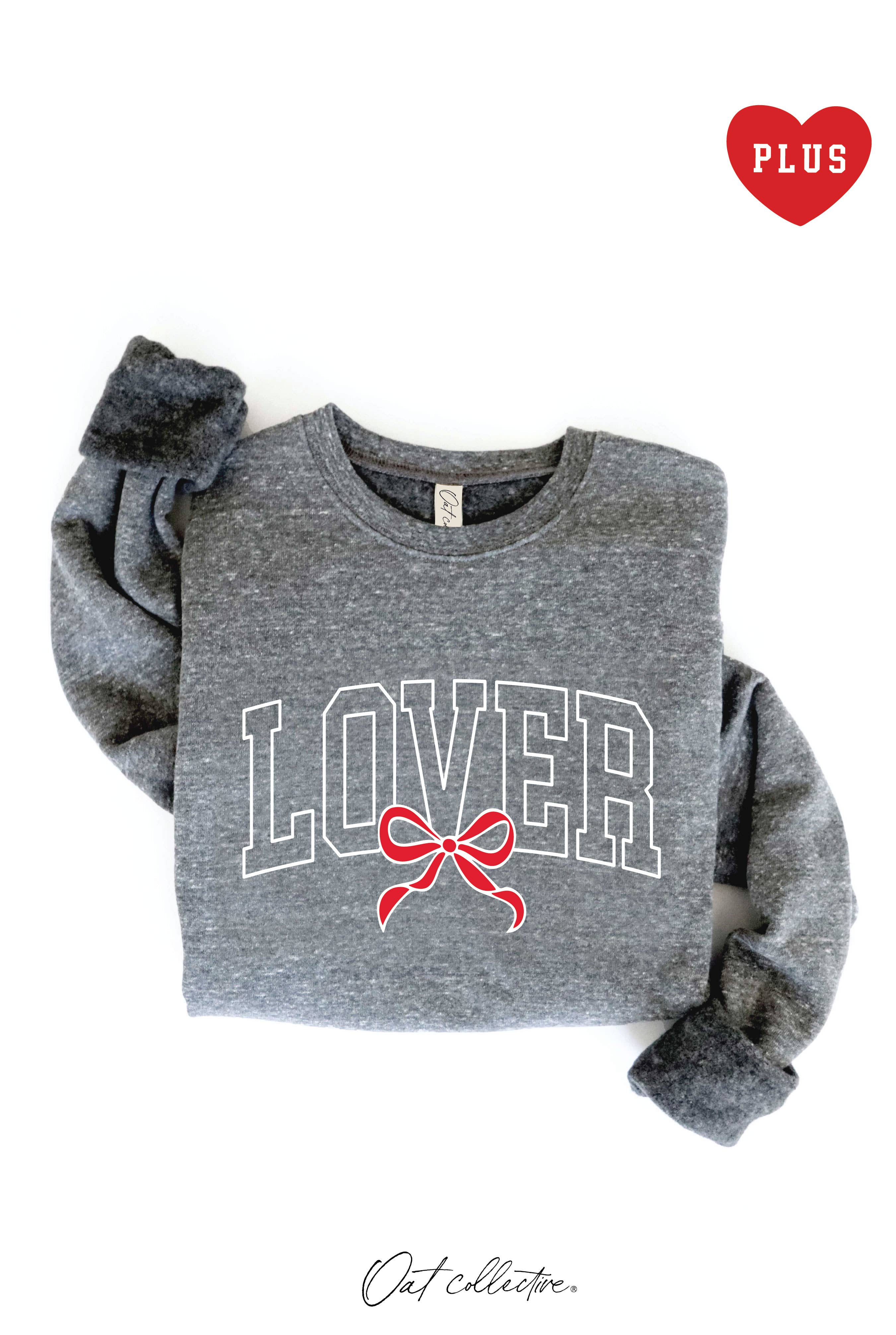 Lover Bow Plus Graphic Sweatshirt T-Shirts, Hoodie | PodTeesHub.com