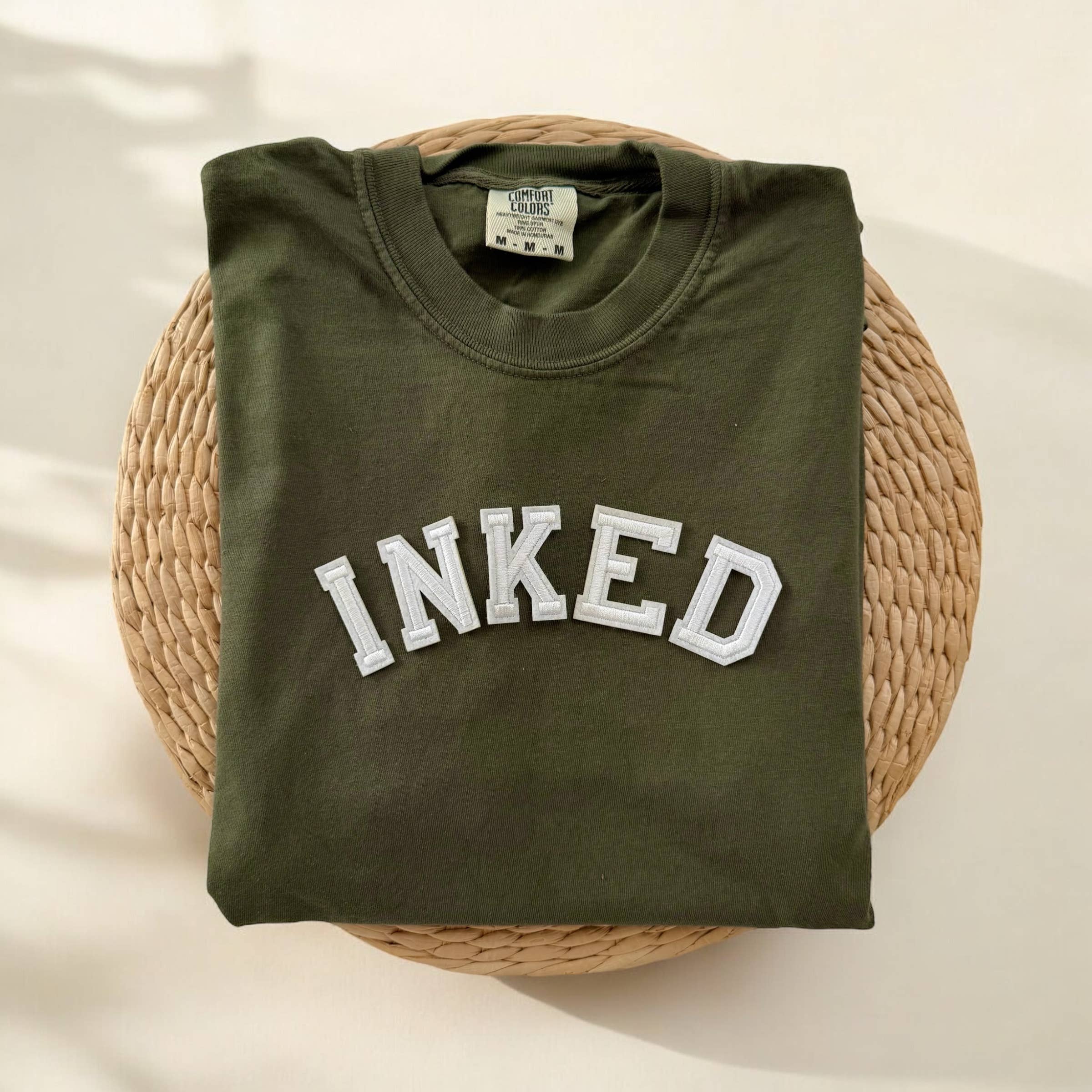 Inked Comfort Colors Short Sleeve Shirt, Tattoo Shirt Hoodie, Sweatshirt | PodTeesHub.com