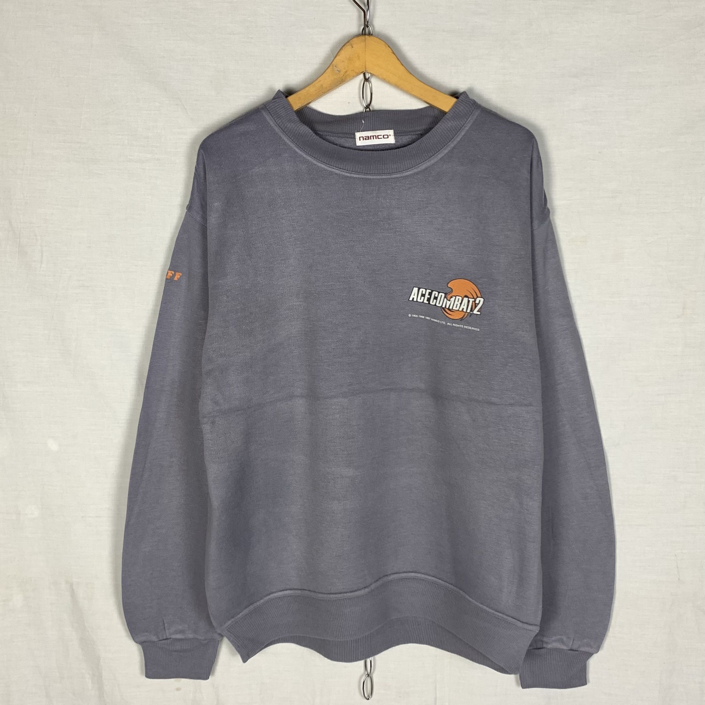 Anime Vintage Ace Combat 2 Namco Video Games Sweatshirt Crewneck T-Shirts, Hoodie | PodTeesHub.com