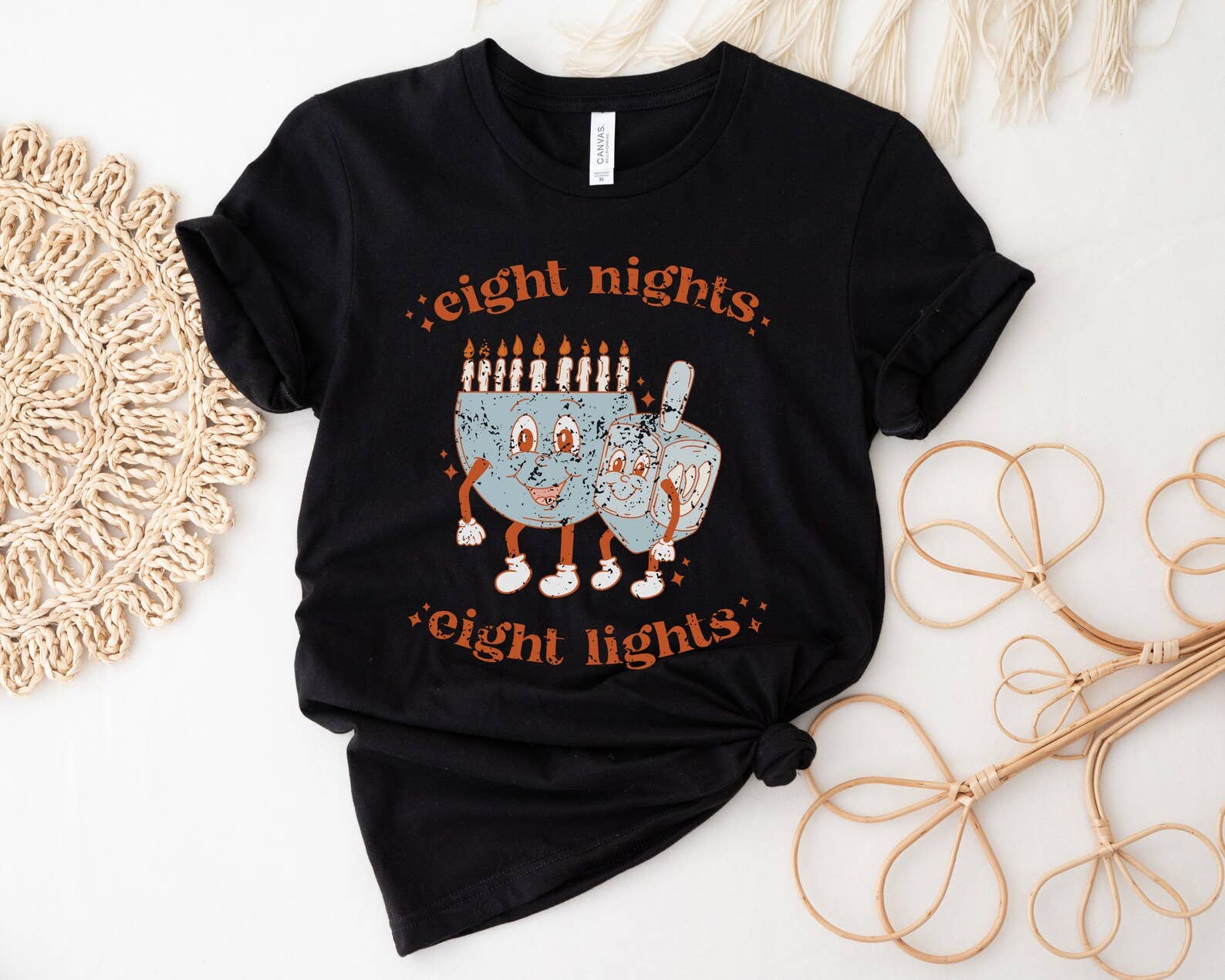 Eight Nights Eight Lights T-Shirt Hoodie, Sweatshirt | PodTeesHub.com