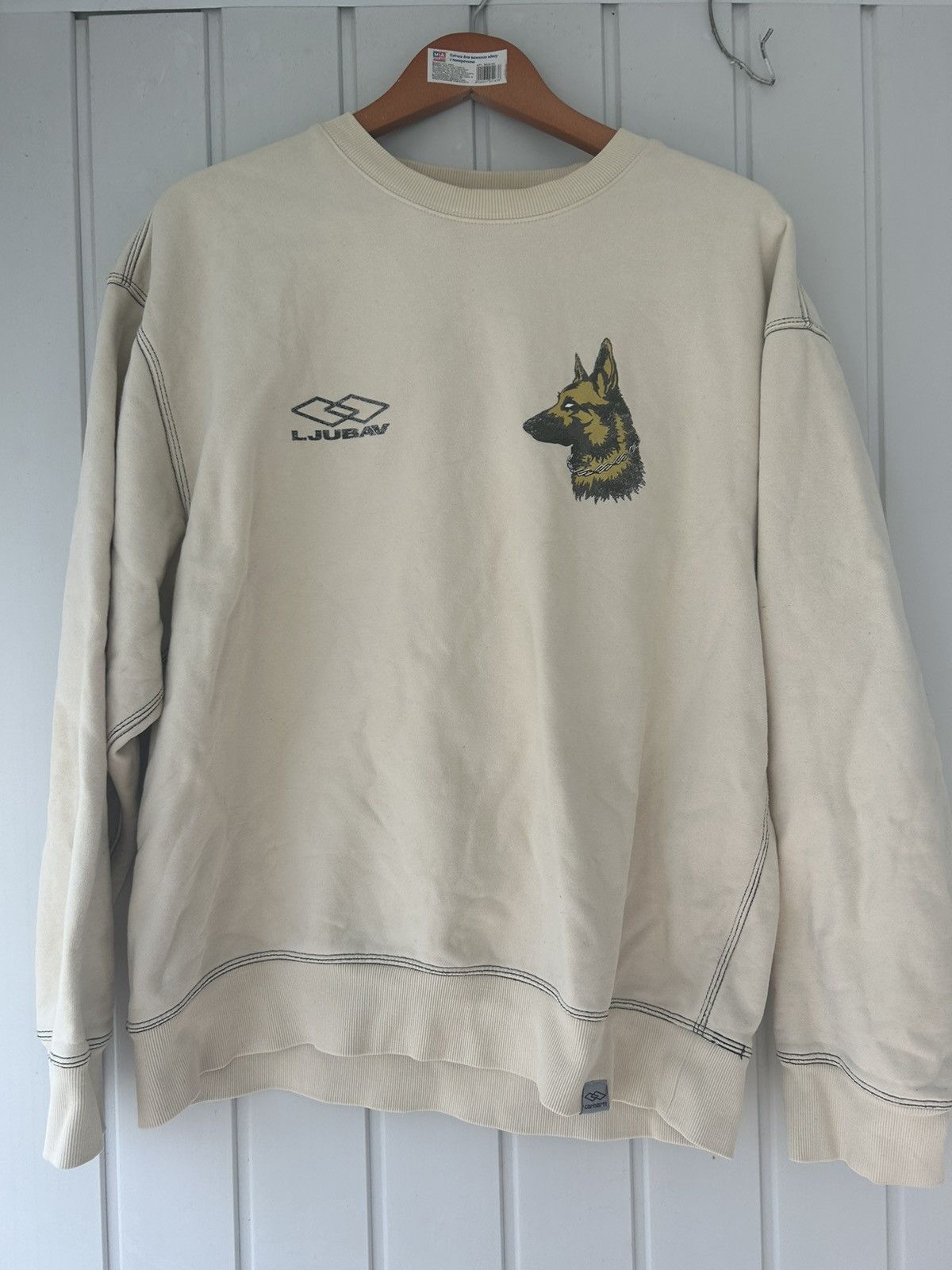 Carhartt Wip X Rap Tees Carhartt Wip X Ljubav Nebraska Sweatshirt Rare German Rapper Hoodie | PodTeesHub.com