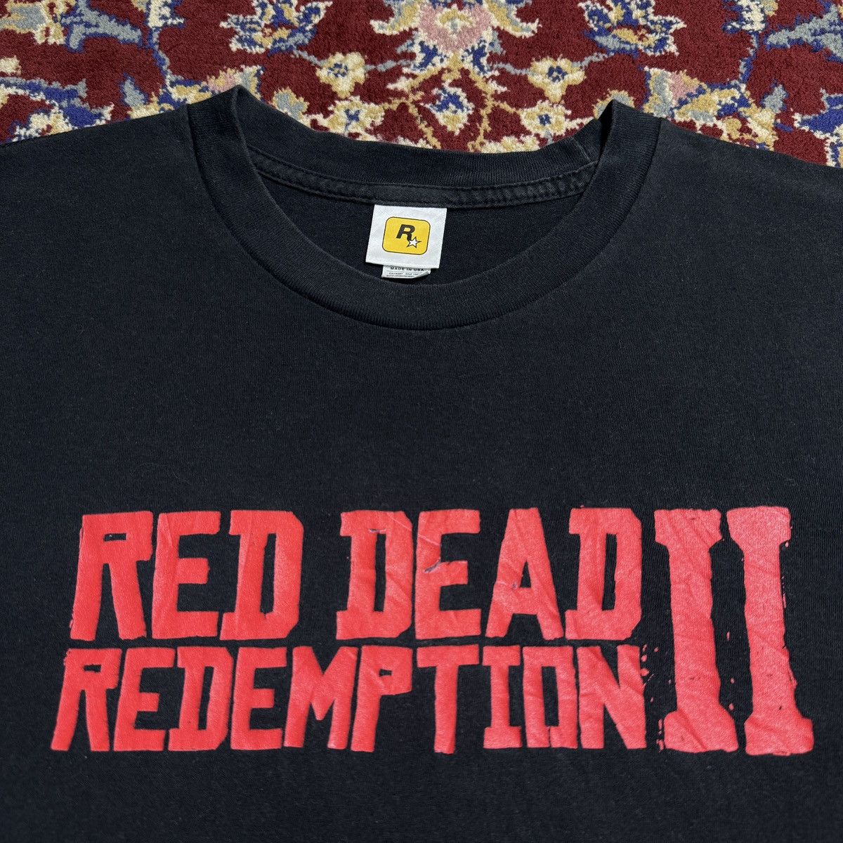 Rockstar Games Red Dead Redemption 2 Rockstar Logo Video Game Promo Tee Hoodie, Sweatshirt | PodTeesHub.com